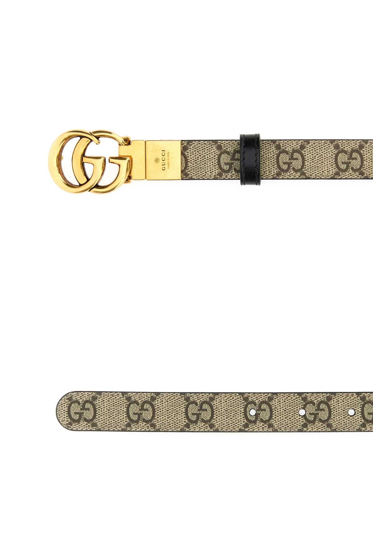 Gucci Gg Supreme Fabric Reversible Belt | Grailed