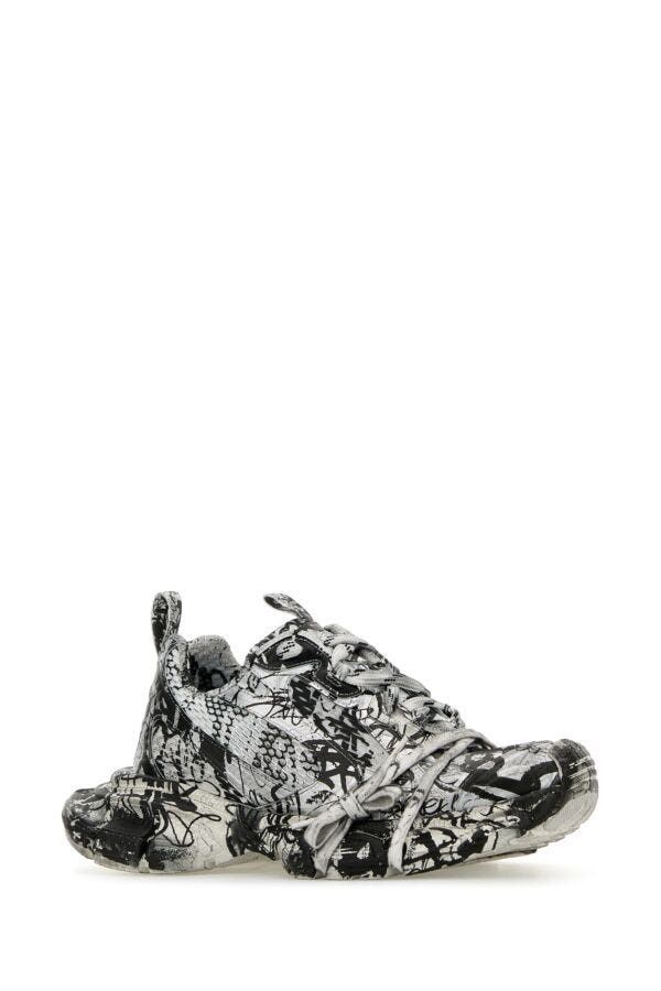 Balenciaga Printed Mesh And Rubber 3Xl Sneakers Size US 11 / IT 41 - 4 Thumbnail