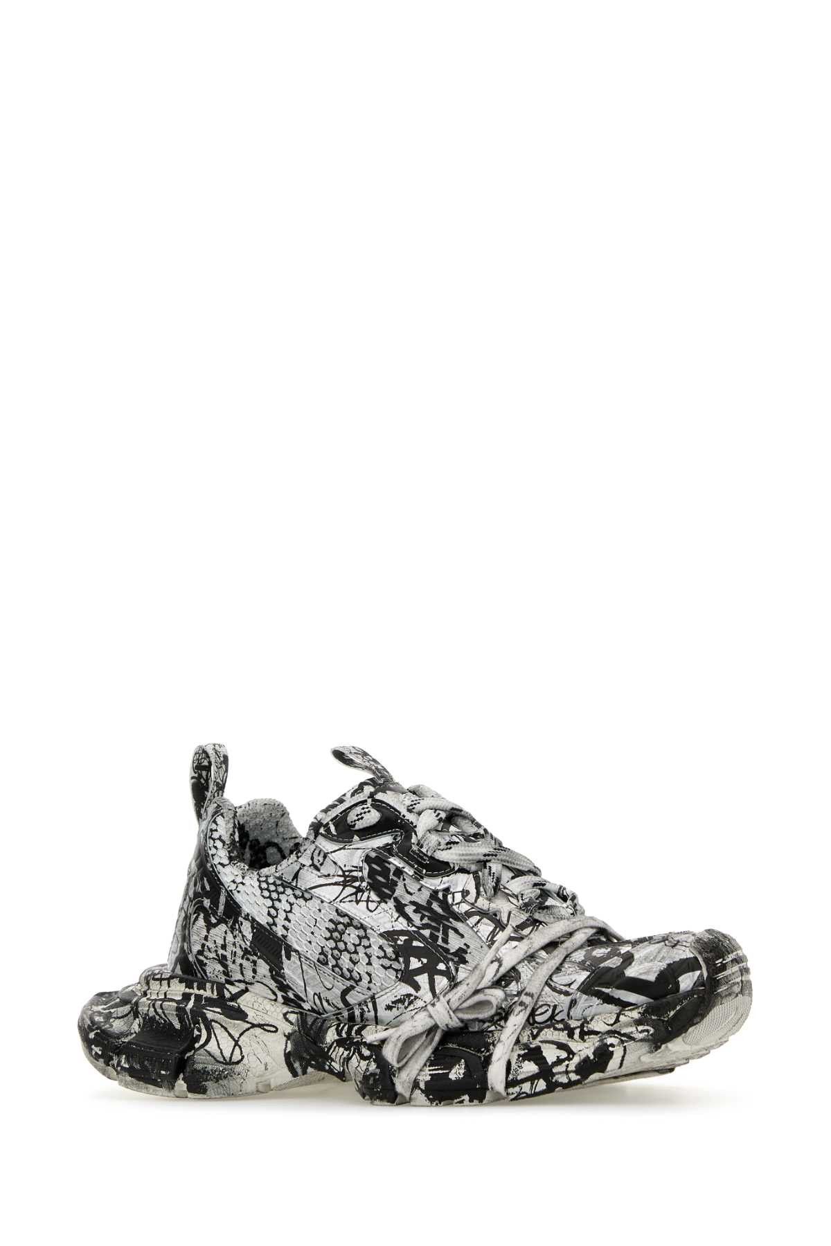 Balenciaga Printed Mesh And Rubber 3Xl Sneakers Size US 11 / IT 41 - 2 Thumbnail