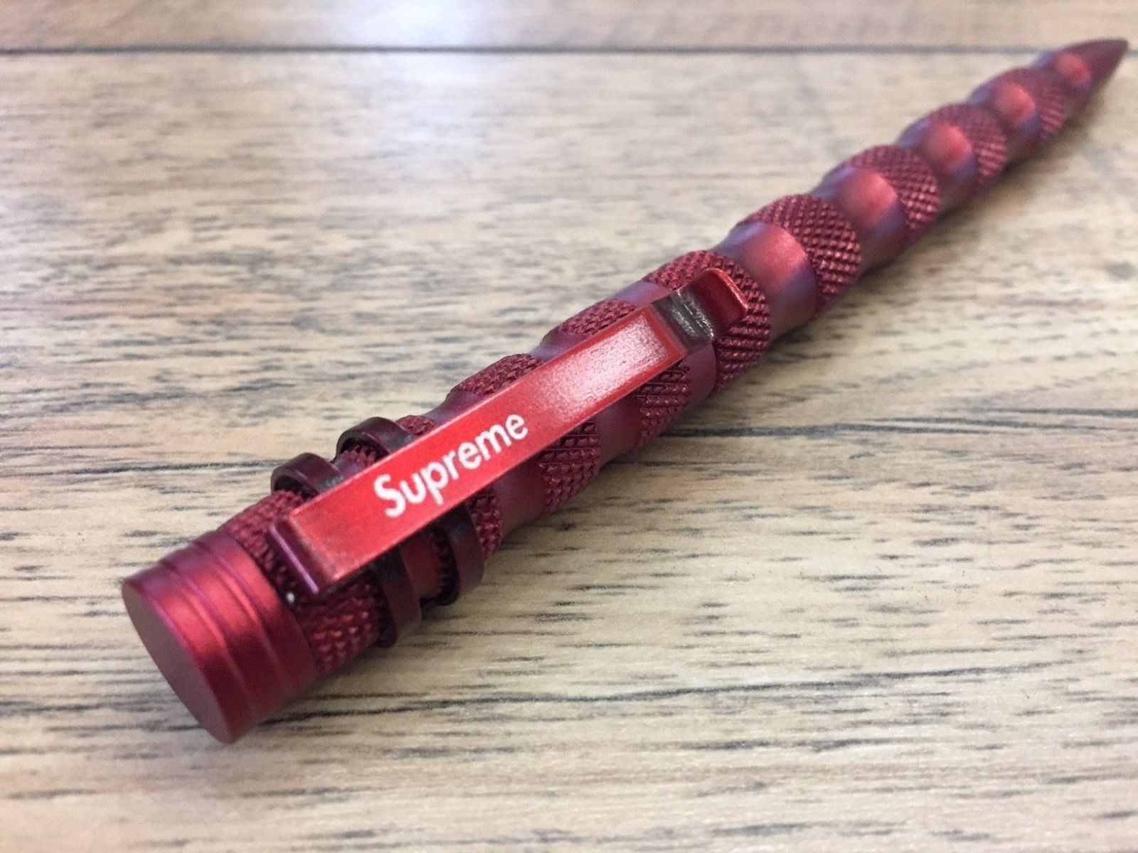 Supreme SUPREME x UZI Tactical Striker Pen #11, Anodized Boxlogo