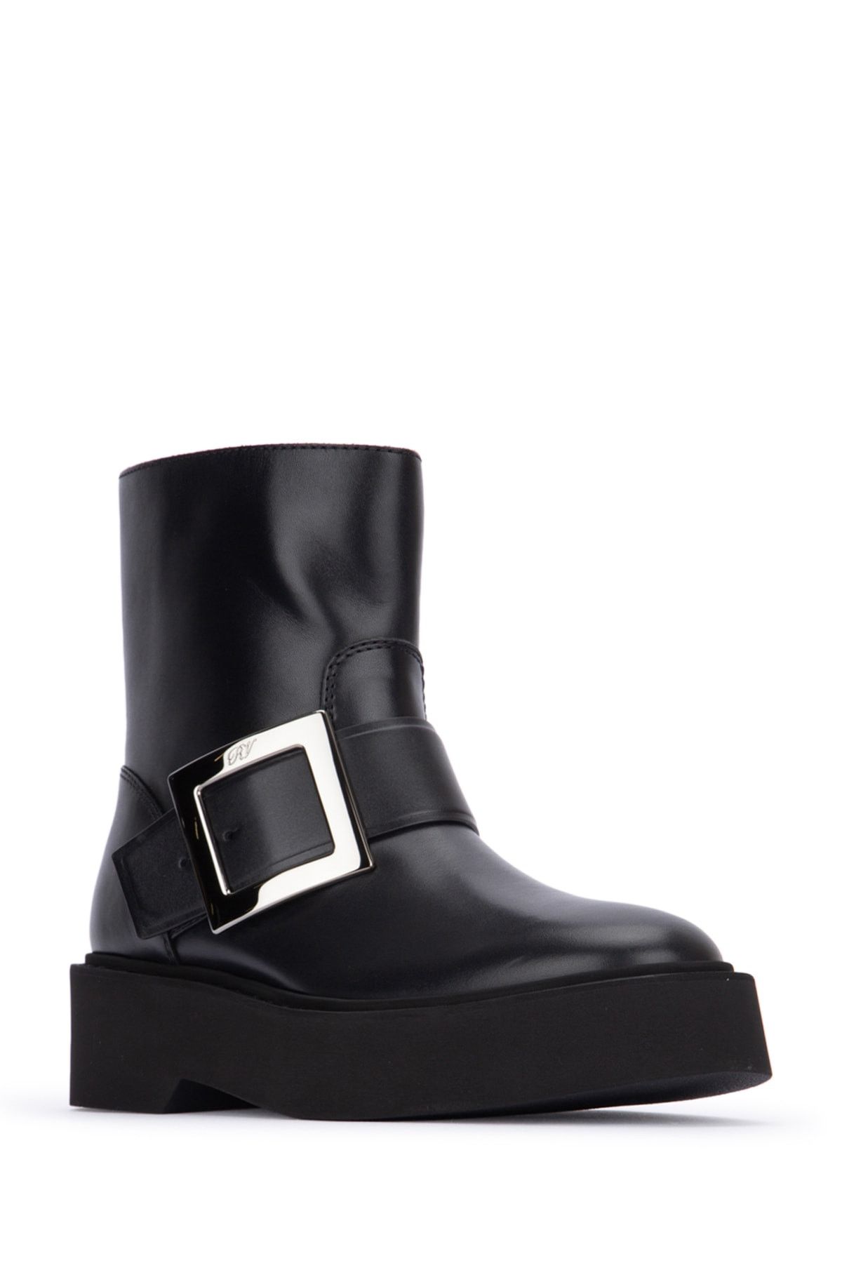 Roger Vivier Viv Rangers High Met Bikers Bootie Size US 9.5 / IT 39.5 - 2 Thumbnail