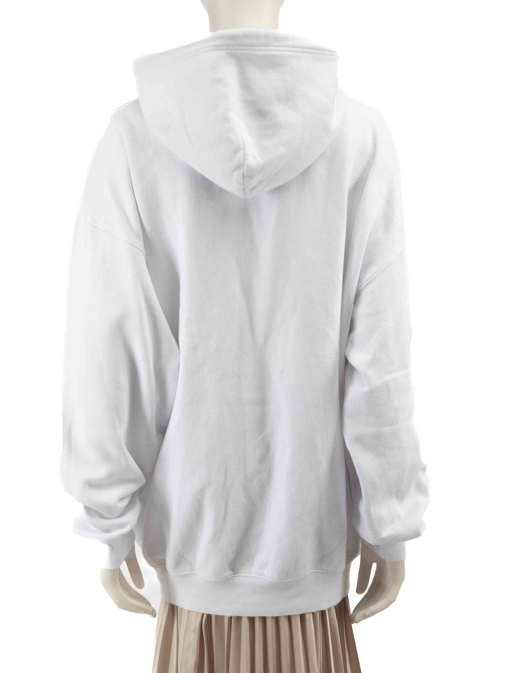 Balenciaga White I Love U Print Hoodie Size XS / US 0-2 / IT 36-38 - 3 Thumbnail