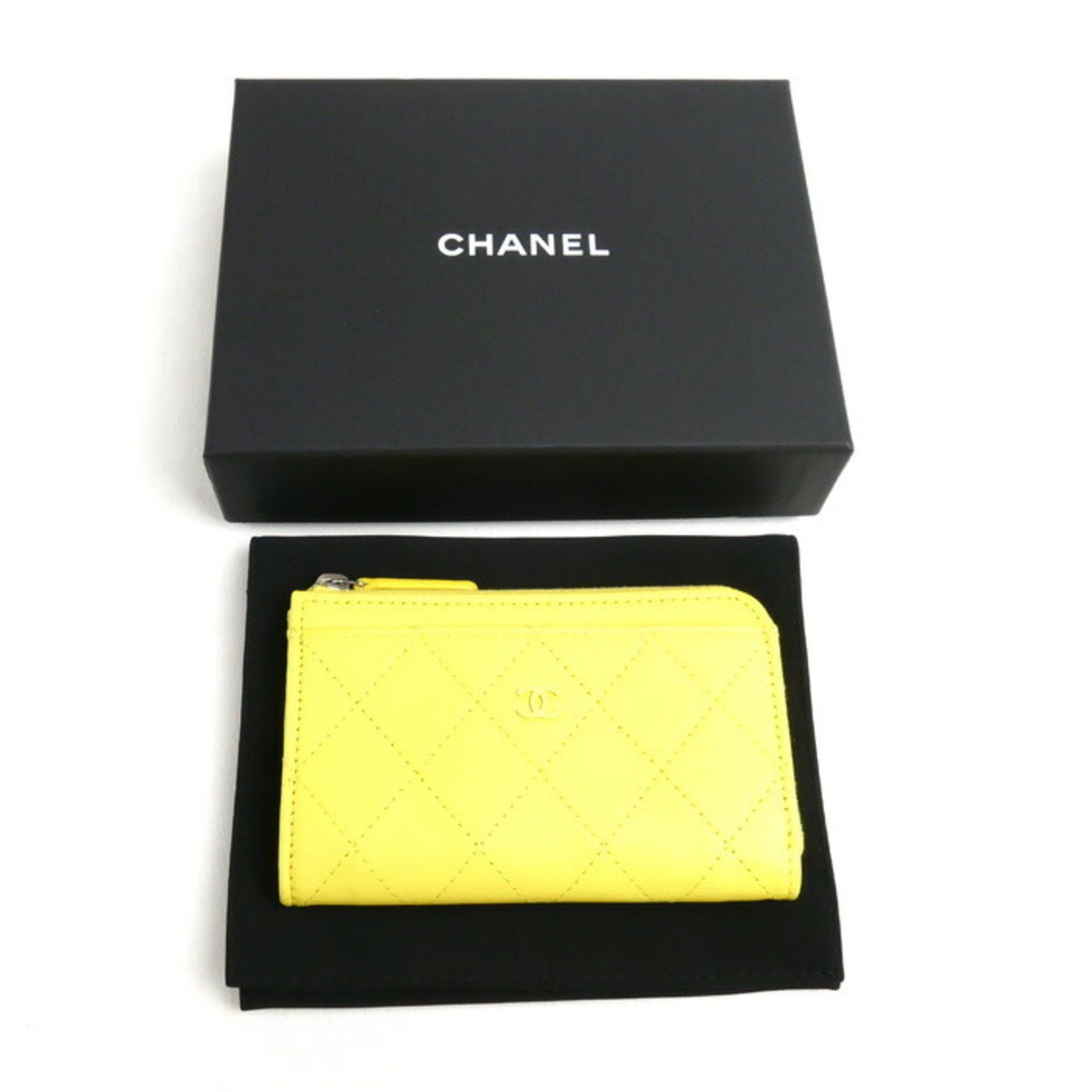 Chanel CHANEL Fragment Case Card Yellow AP3820 Women's Size ONE SIZE - 7 Thumbnail