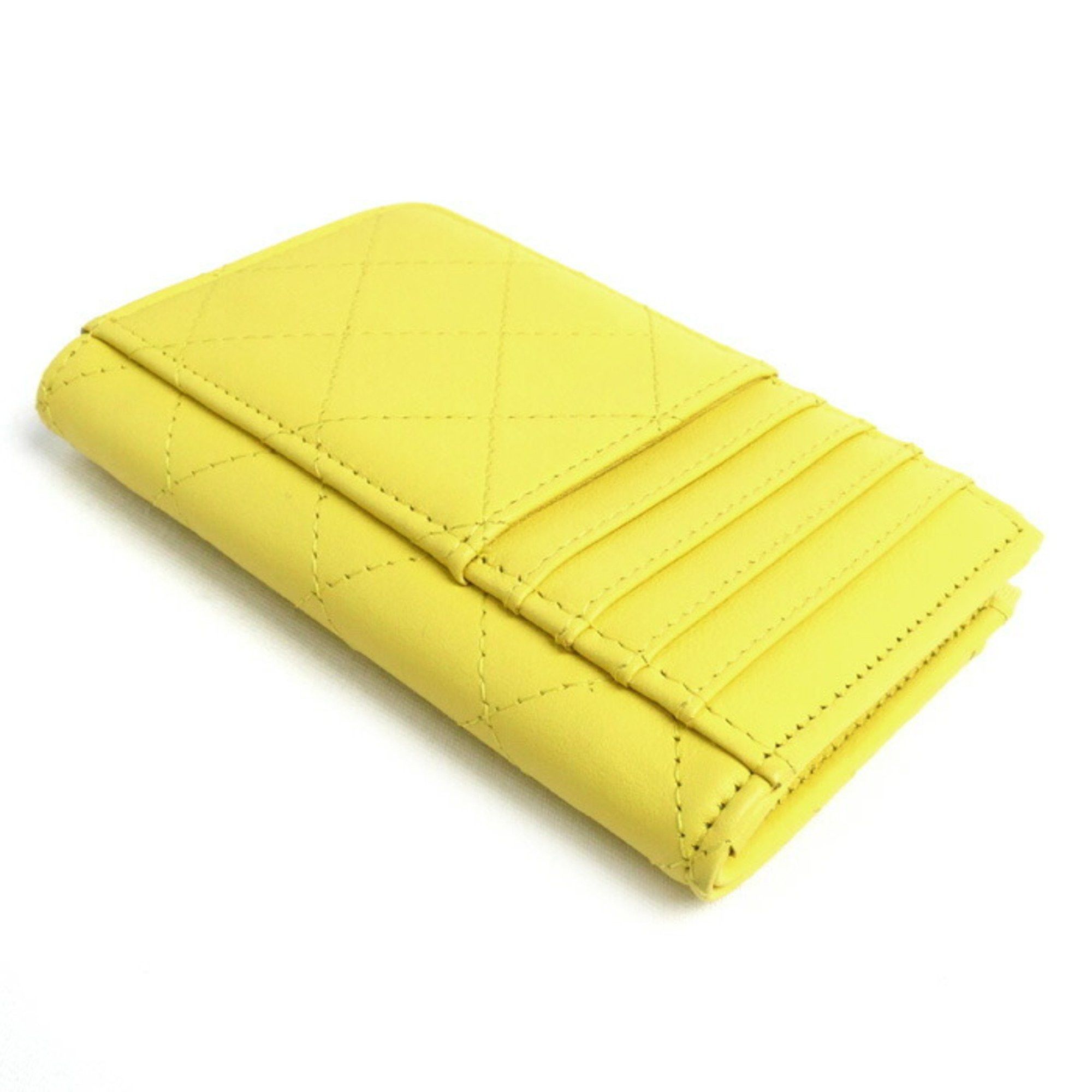 Chanel CHANEL Fragment Case Card Yellow AP3820 Women's Size ONE SIZE - 2 Thumbnail