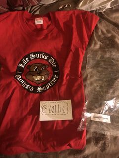 Supreme Life Sucks Die Tee | Grailed