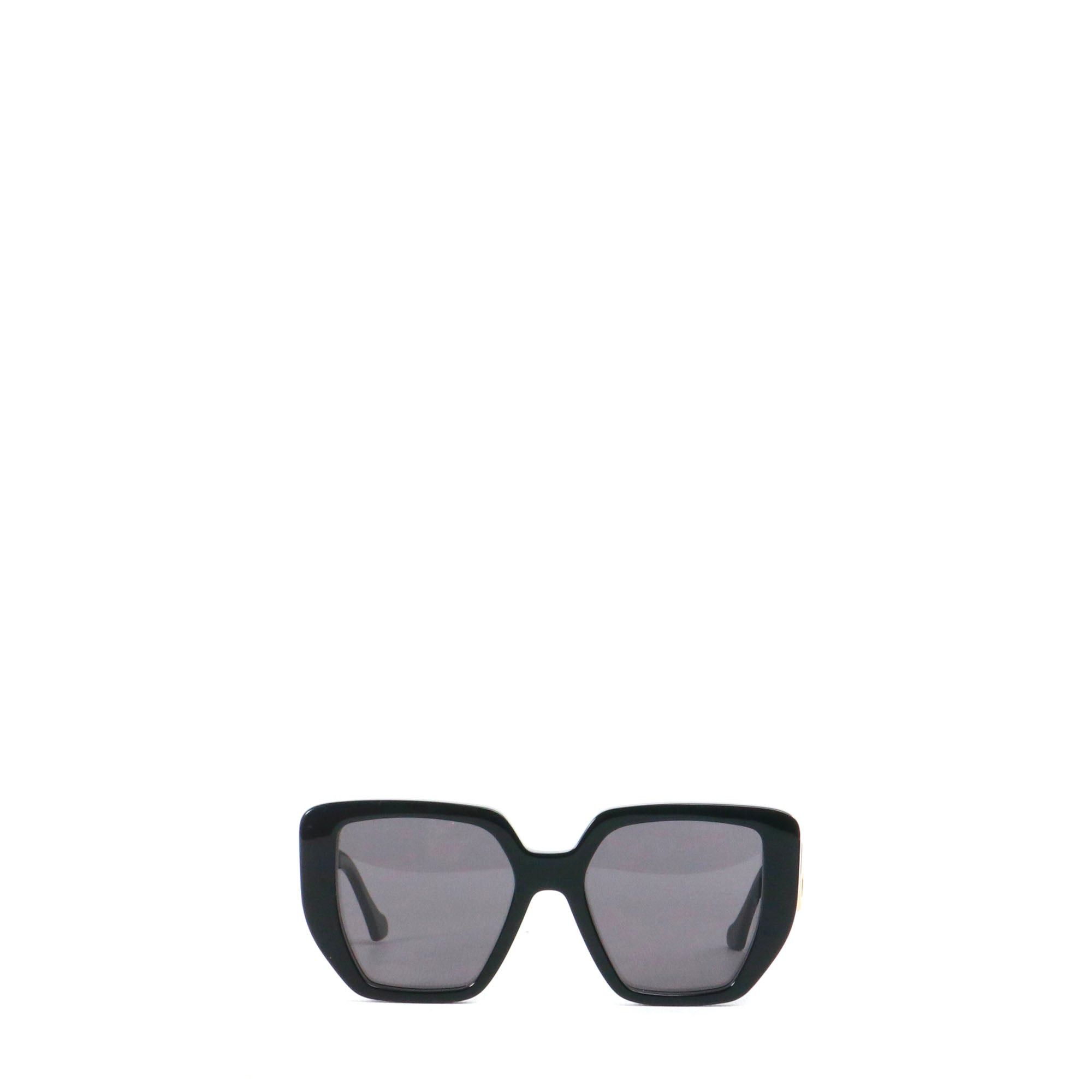 Gucci GUCCI - Gucci GG Oversize Sunglasses in Black Plastic Size ONE SIZE - 2 Thumbnail