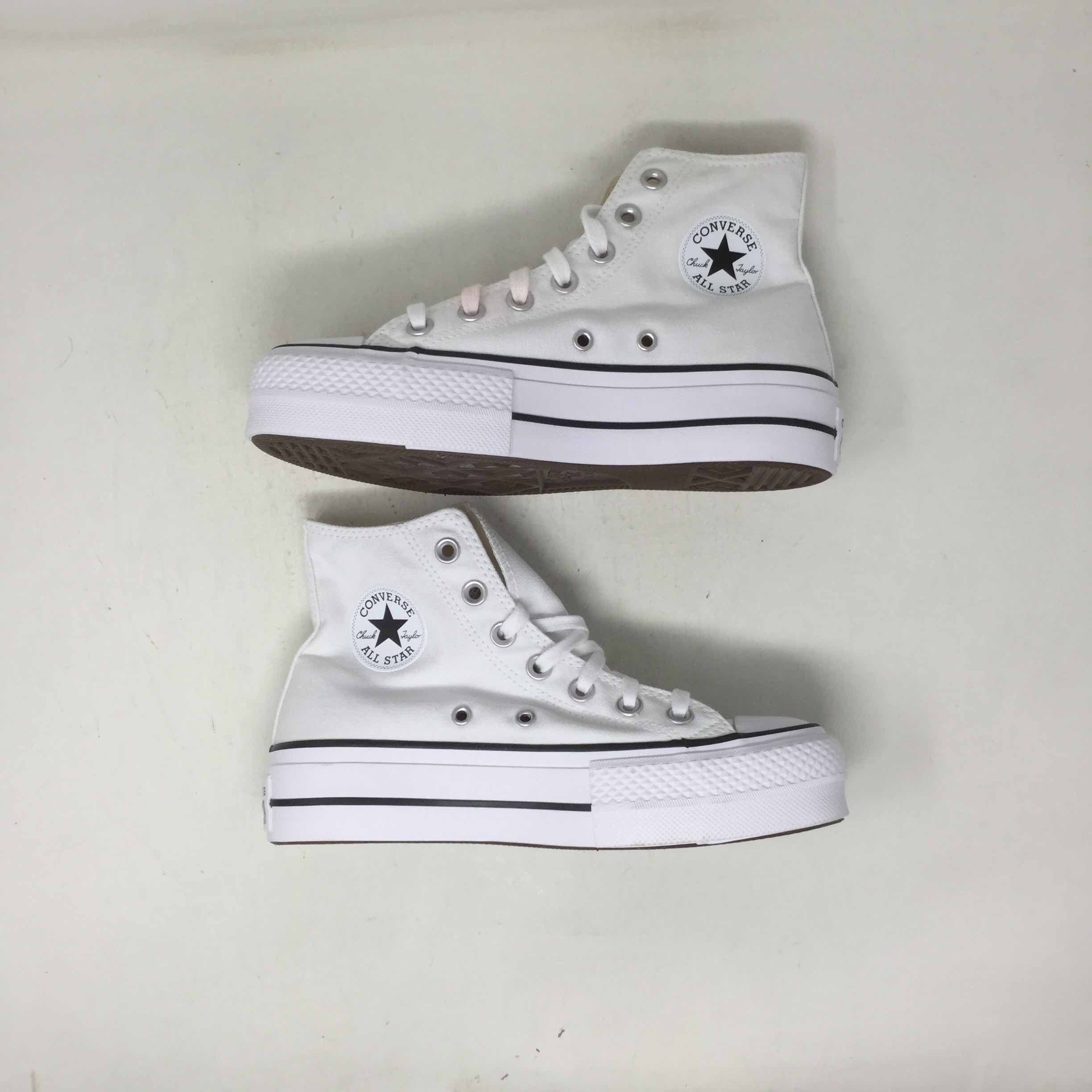 Converse Chuck Taylor All Star Platform High White Size US 5.5 / IT 35.5 - 2 Preview