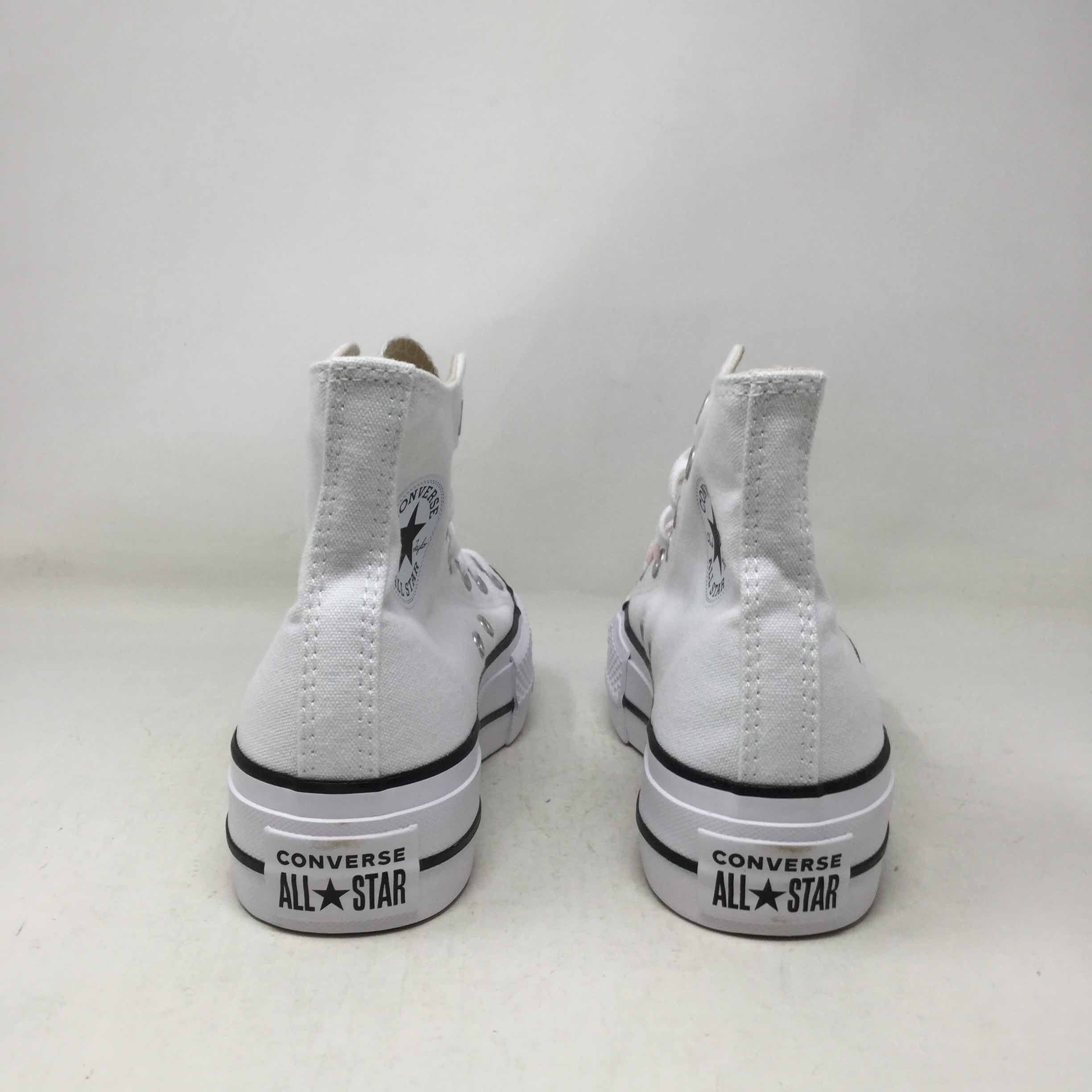Converse Chuck Taylor All Star Platform High White Size US 5.5 / IT 35.5 - 4 Thumbnail