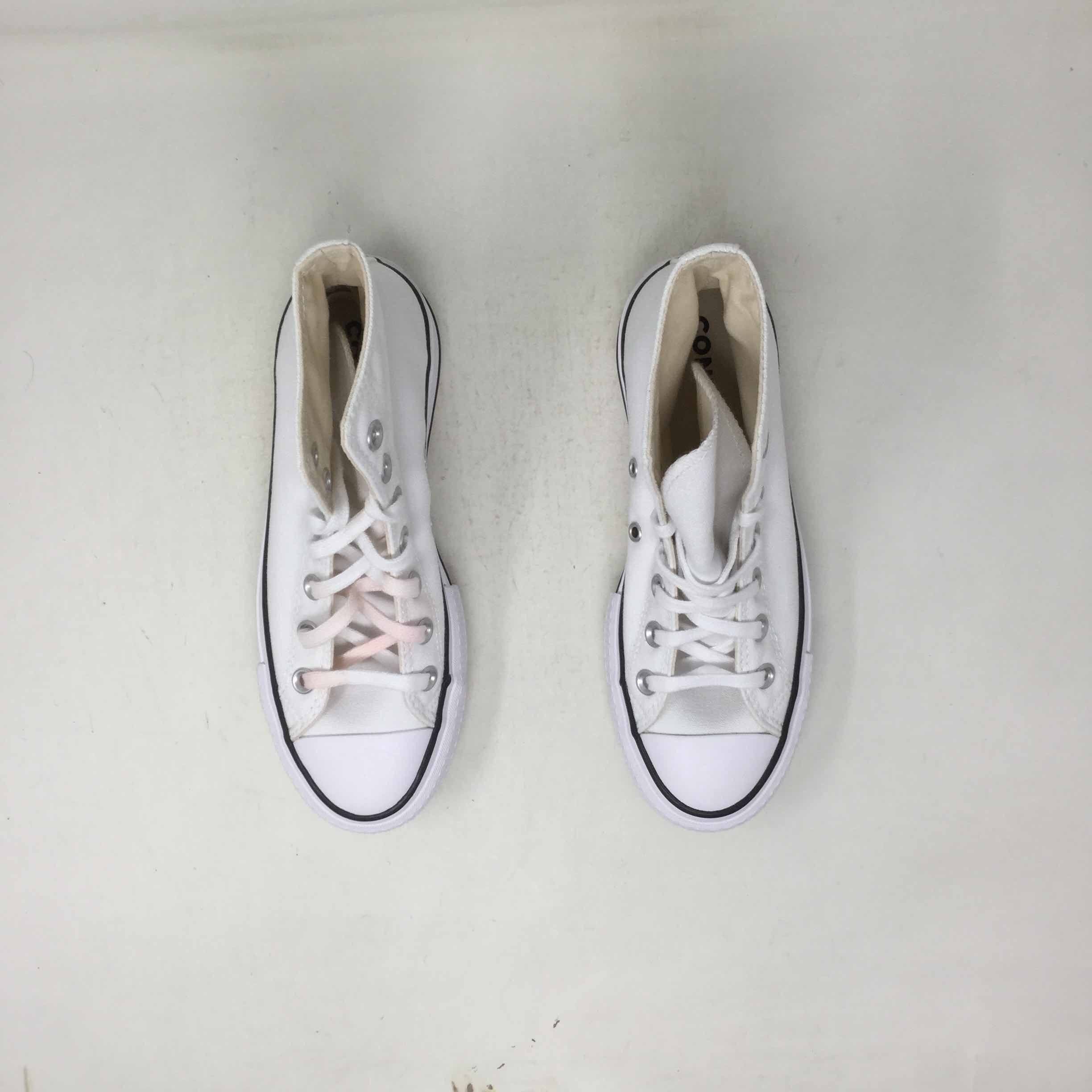 Converse Chuck Taylor All Star Platform High White Size US 5.5 / IT 35.5 - 3 Thumbnail