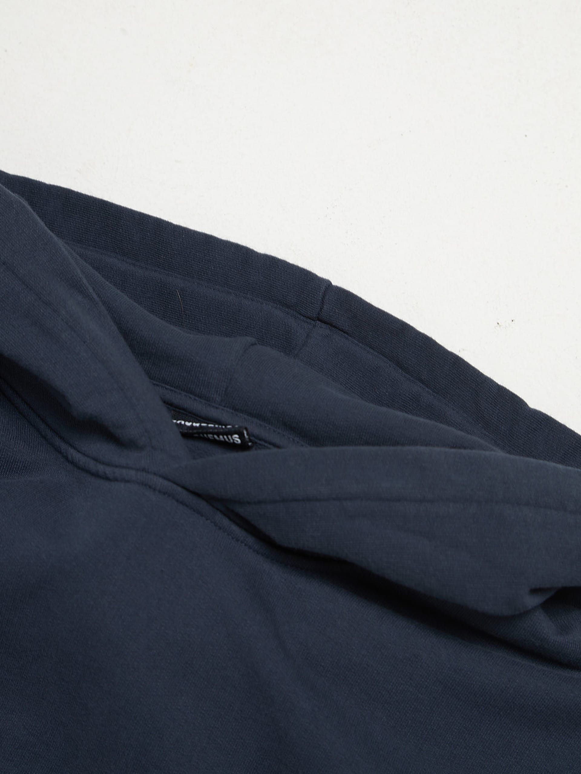 Jacquemus Blue Logo Bow Cotton Hoodie Size US XL / EU 56 / 4 - 3 Thumbnail