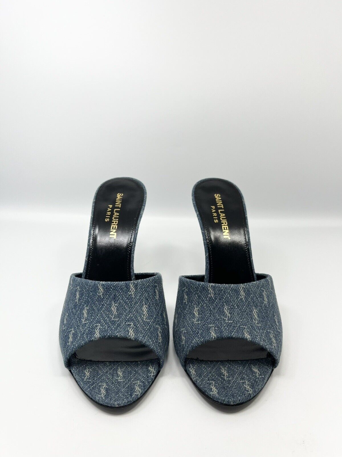 La 16 Mules in Cassandre Denim