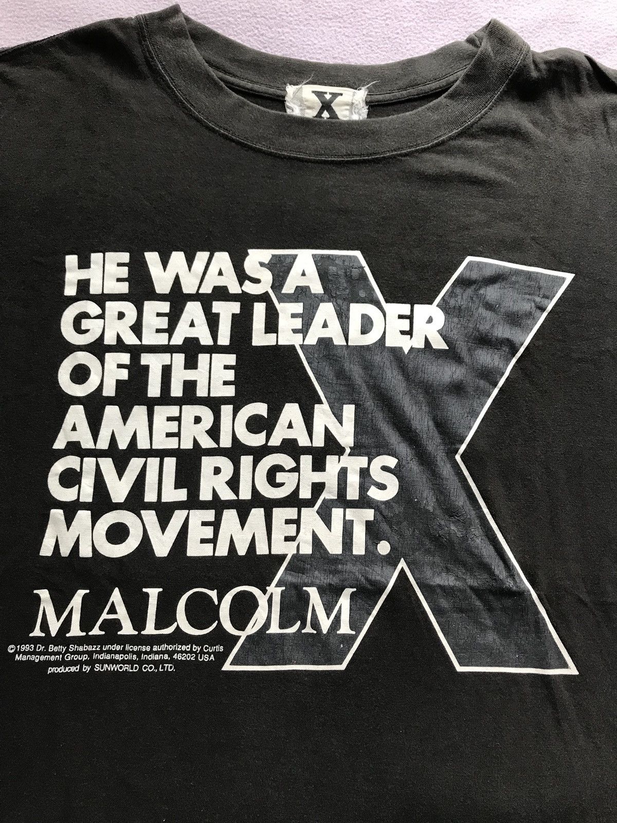 Vintage Rare Malcom X Vintage Tshirt Size US XL / EU 56 / 4 - 2 Thumbnail