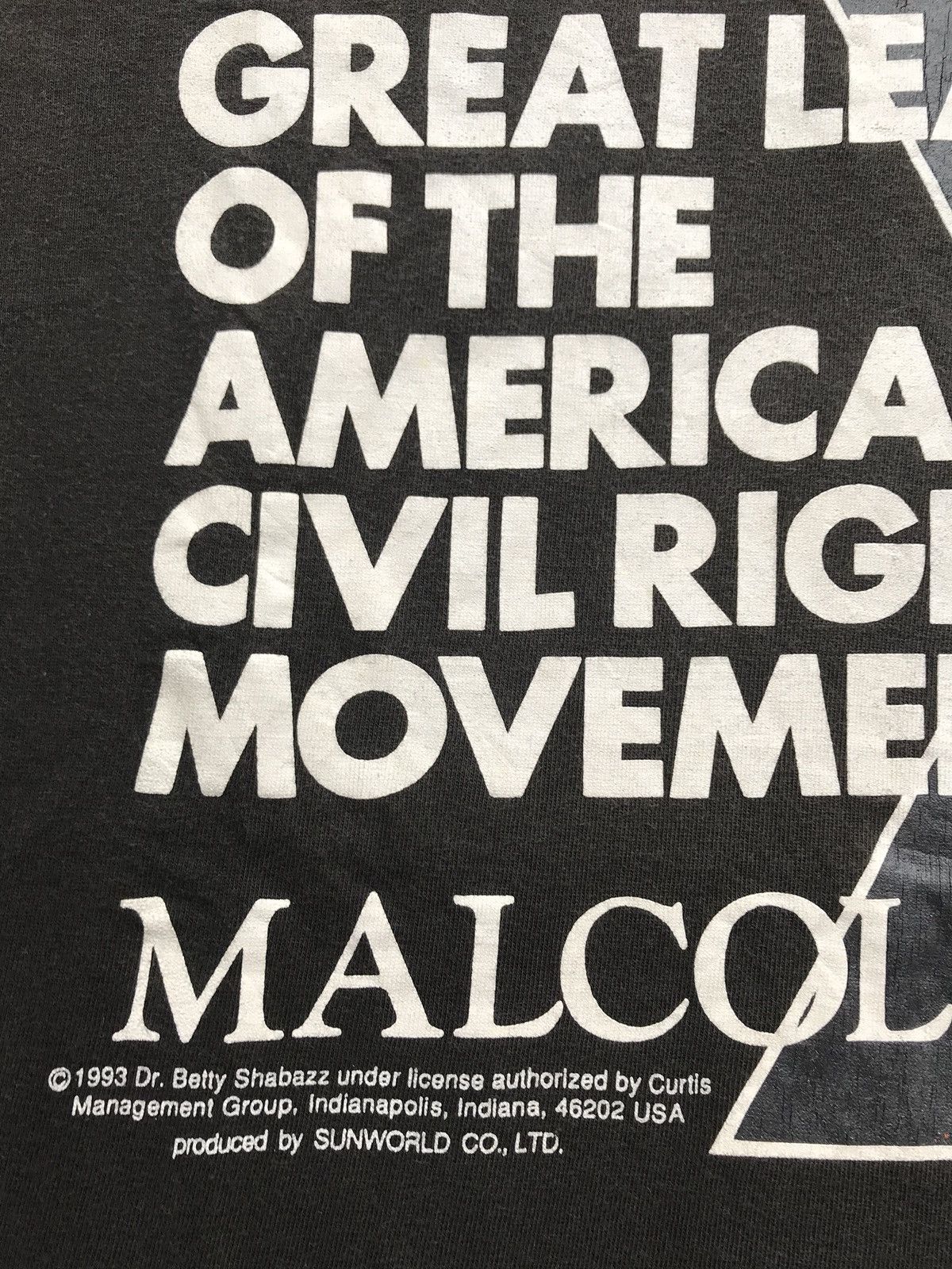 Vintage Rare Malcom X Vintage Tshirt Size US XL / EU 56 / 4 - 3 Thumbnail