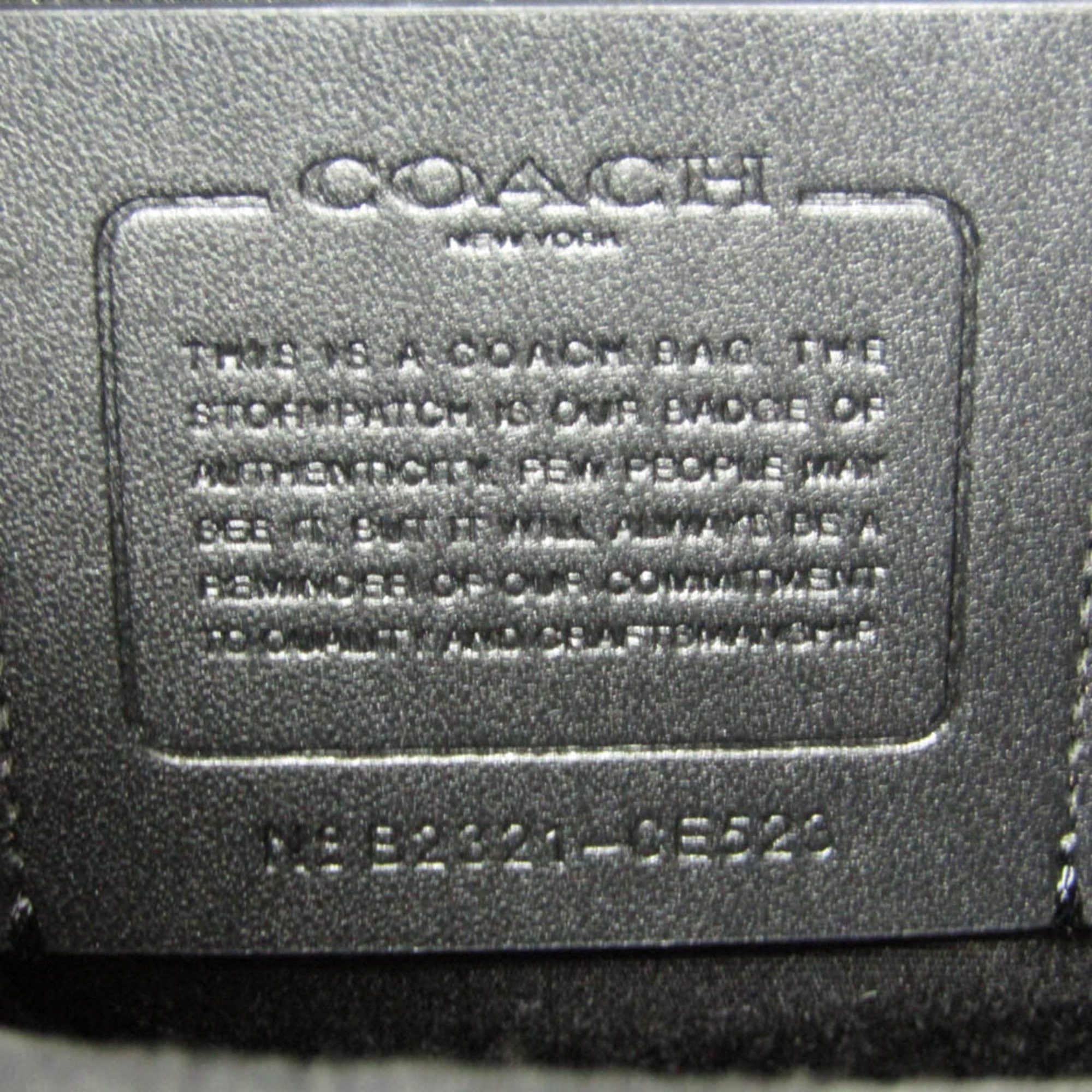 Coach Coach Signature CE523 Men's Leather,PVC Backpack Black,Gray Size ONE SIZE - 10 Thumbnail
