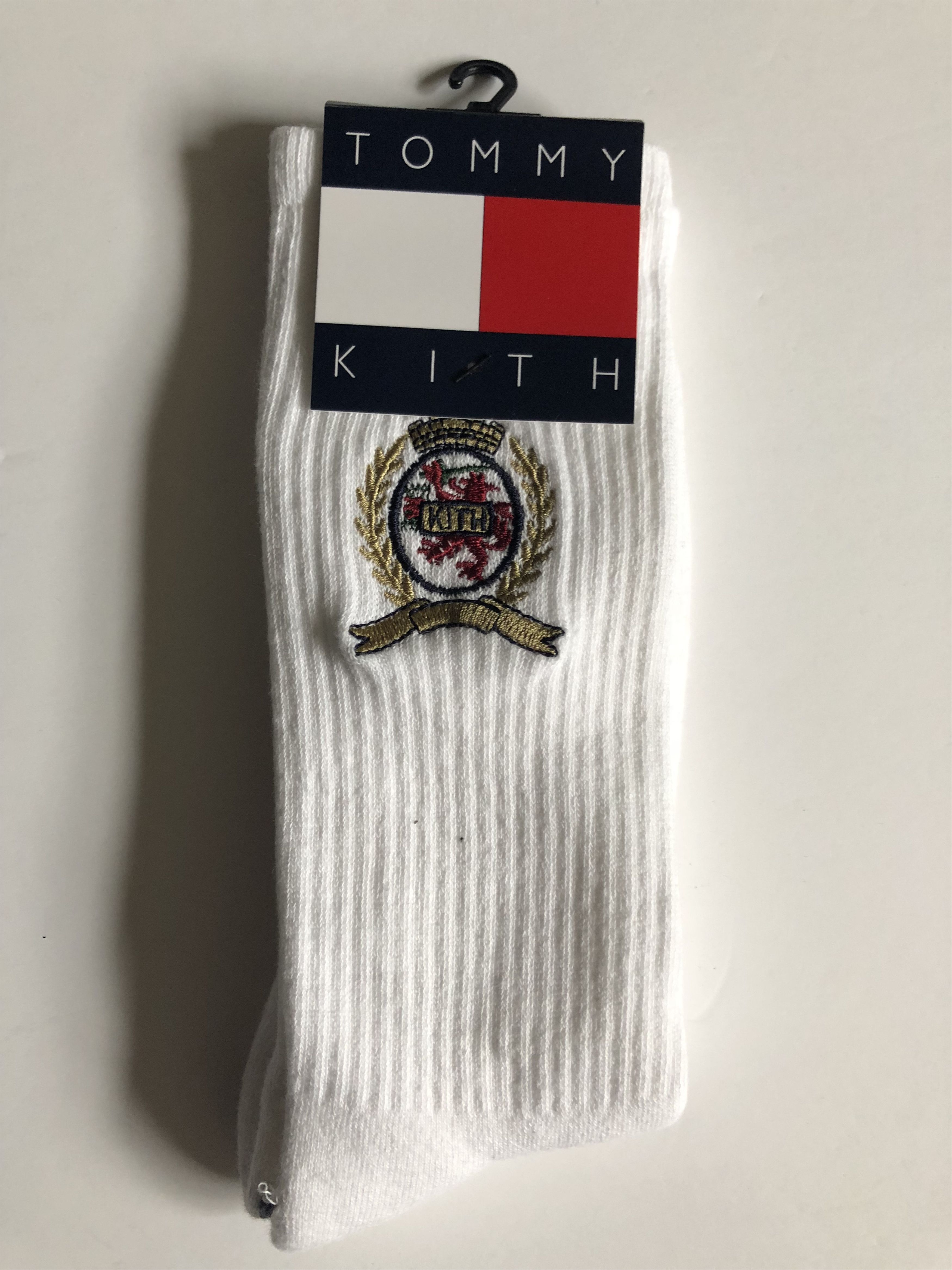 Kith × Tommy Hilfiger Kith x Tommy Hilfiger Socks White OS IN HAND READY TO SHIP Size ONE SIZE - 1 Thumbnail