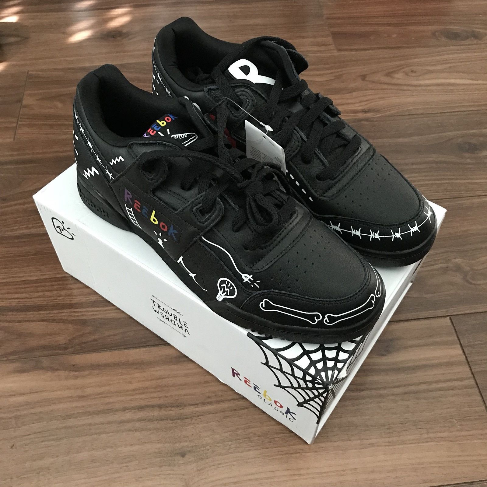 Gucci ghost reebok on sale