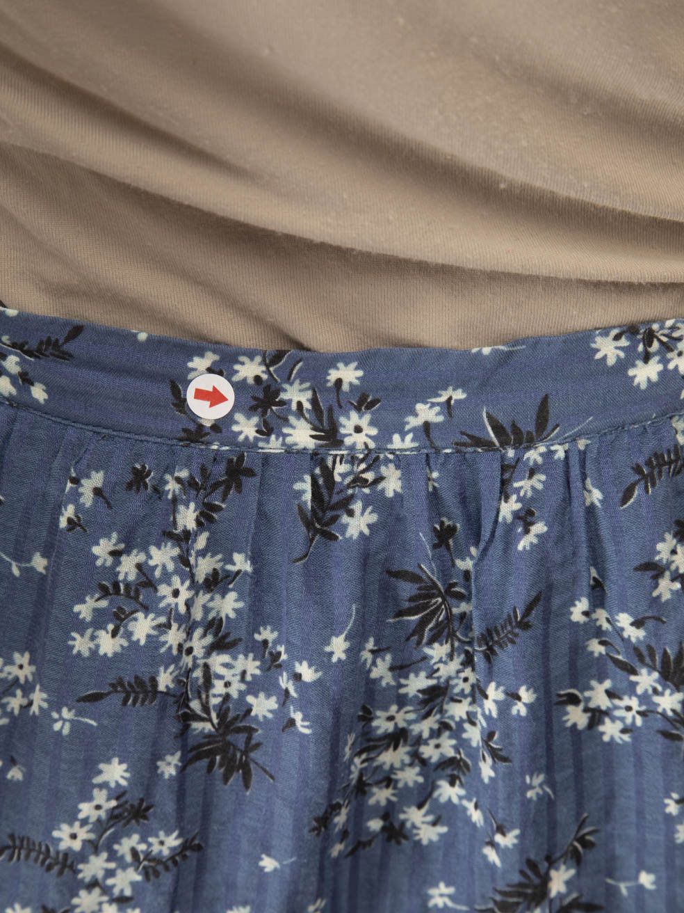 Ulla Johnson Blue Floral Print Tier Skirt Size 26" / US 2 / IT 38 - 5 Thumbnail