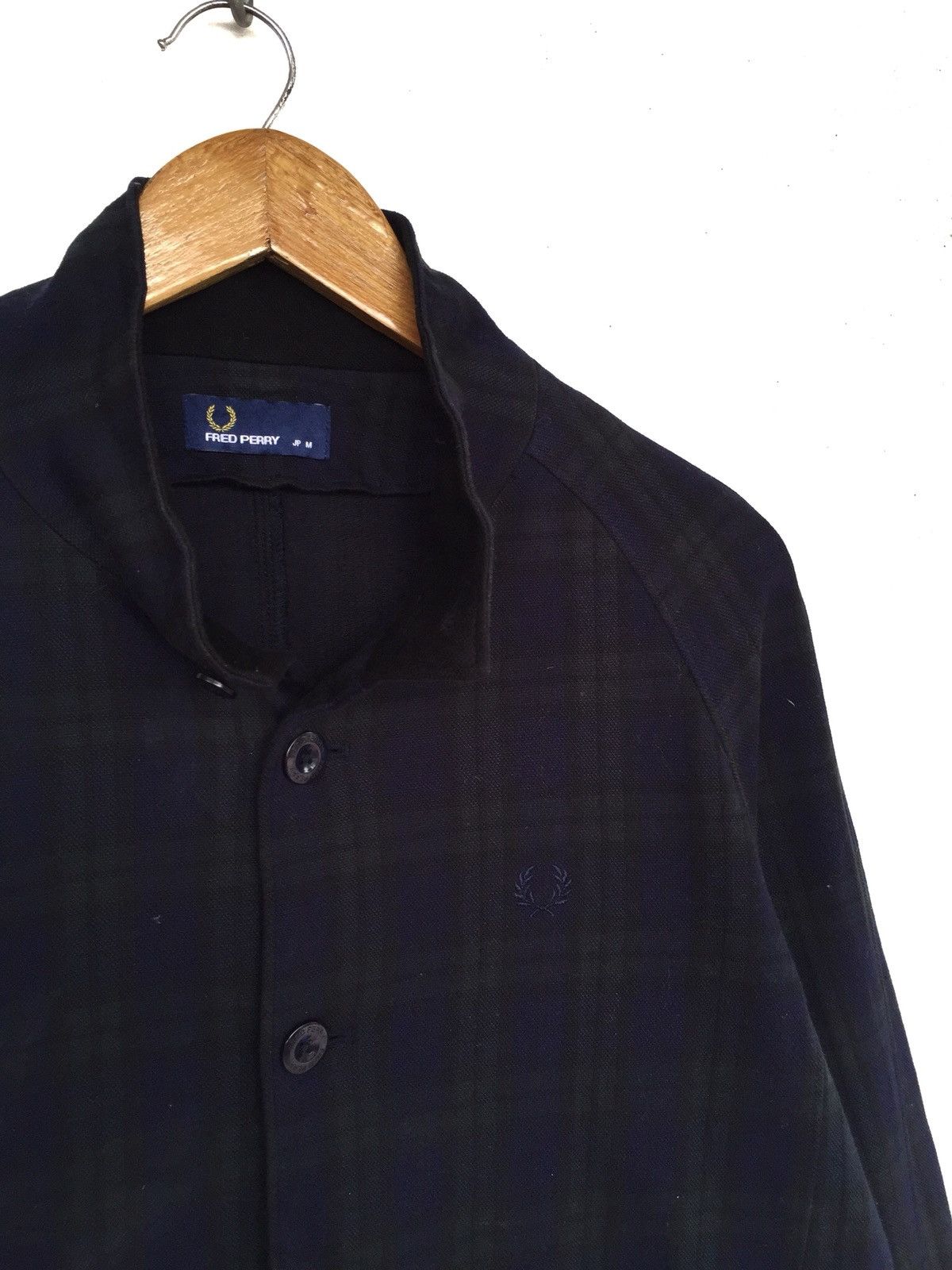 Fred Perry Fred Perry Green Checkered Plaid Tartan Button Jacket Size US M / EU 48-50 / 2 - 1 Thumbnail