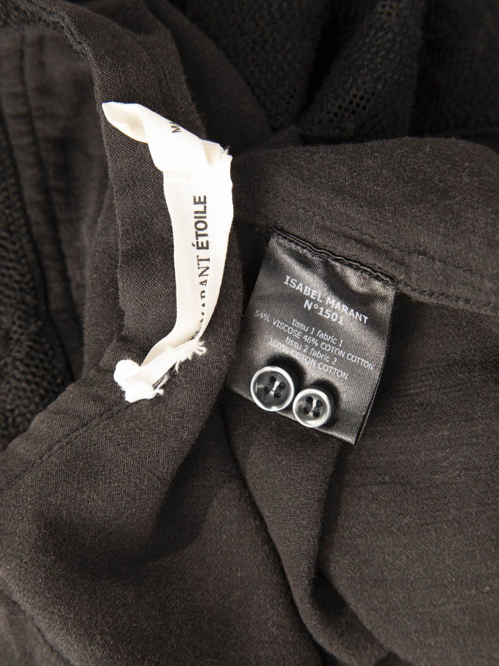 Isabel Marant Isabel Marant Étolie Black Lace Panel Blouse Size XS / US 0-2 / IT 36-38 - 7 Thumbnail