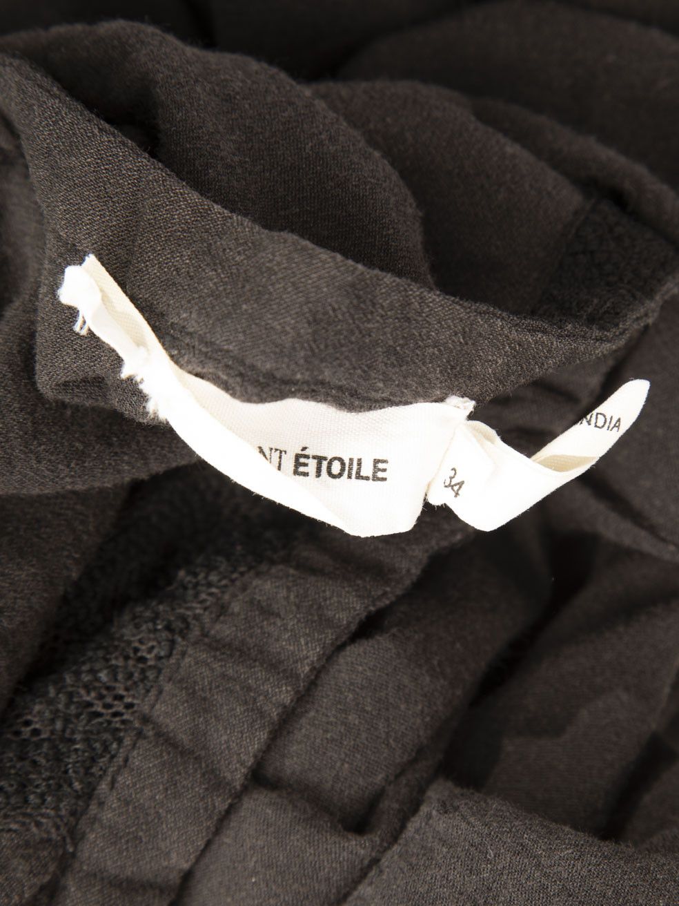 Isabel Marant Isabel Marant Étolie Black Lace Panel Blouse Size XS / US 0-2 / IT 36-38 - 8 Thumbnail