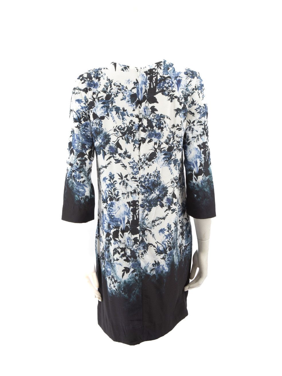 Erdem Floral Print Silk Knee Length Dress Size M / US 6-8 / IT 42-44 - 3 Thumbnail