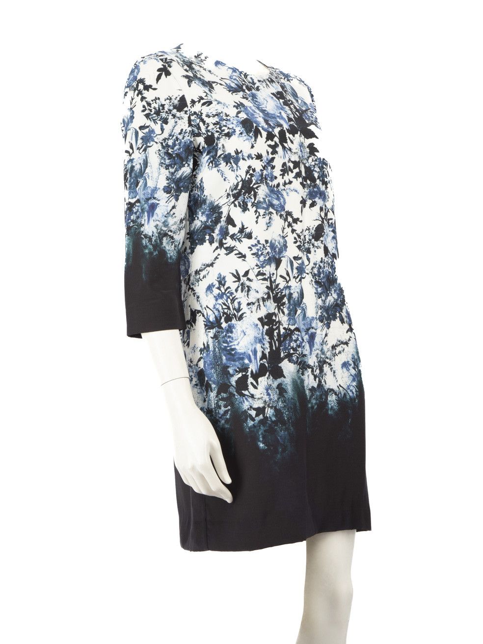 Erdem Floral Print Silk Knee Length Dress Size M / US 6-8 / IT 42-44 - 2 Thumbnail