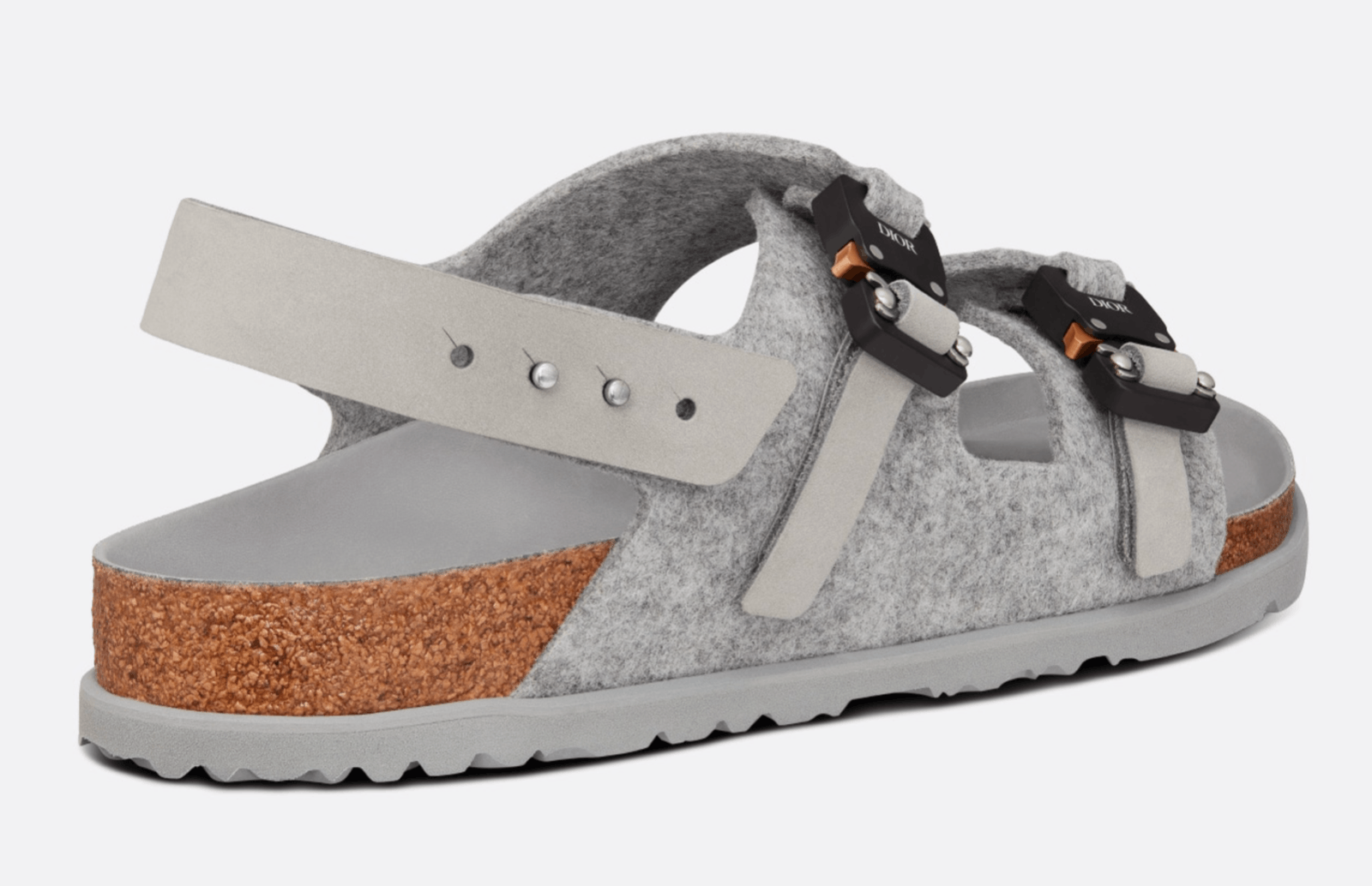 Dior Dior x Birkenstock Nubuck Milano Sandals Size US 13 / EU 46 - 2 Thumbnail