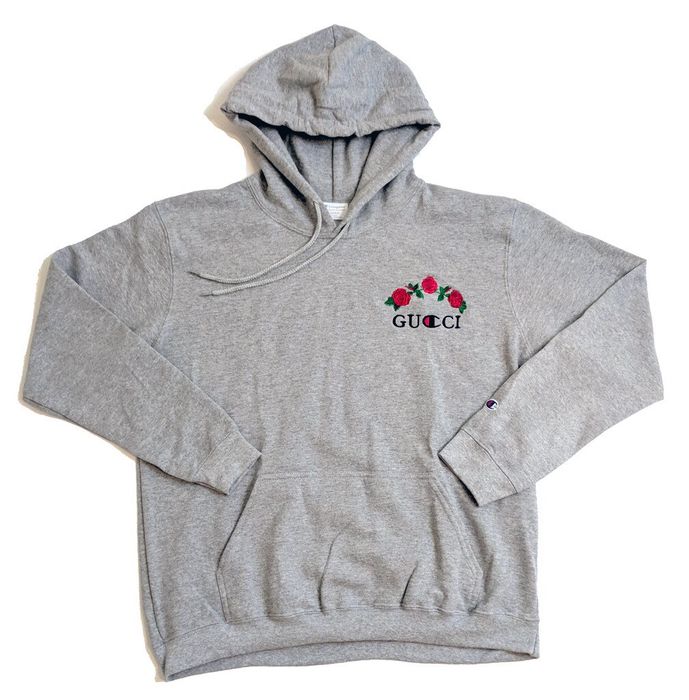 Custom champion cheap hoodie gucci