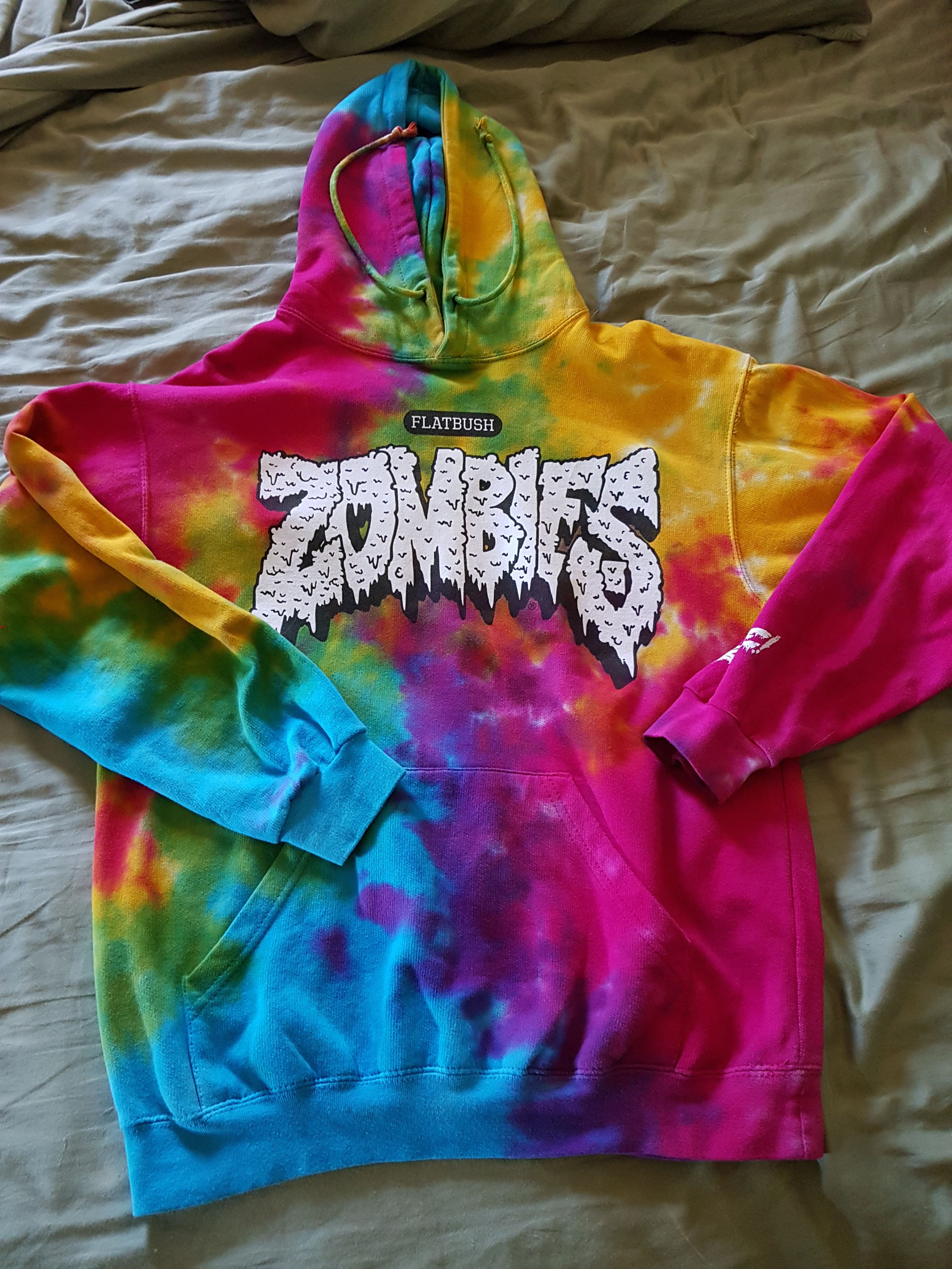 Flatbush zombies 2025 tie dye hoodie