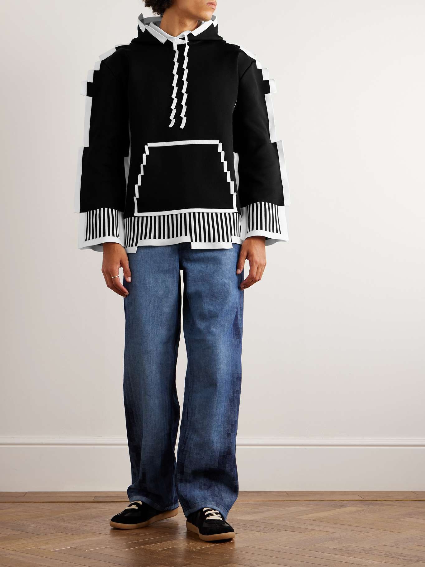 Loewe Loewe PIXEL Street Style Long Sleeved Hoodie Jersay Size US S / EU 44-46 / 1 - 3 Thumbnail