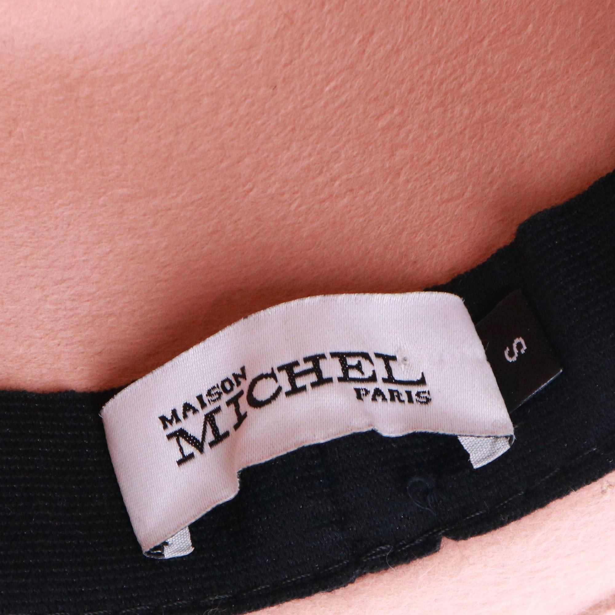 Maison Michel MAISON MICHEL - Maison Michel hat in old pink felt (S) Size ONE SIZE - 4 Thumbnail