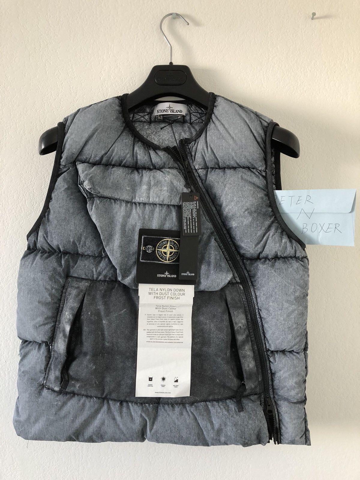 Stone Island Tela Nylon Frost Finish Down Vest Grailed