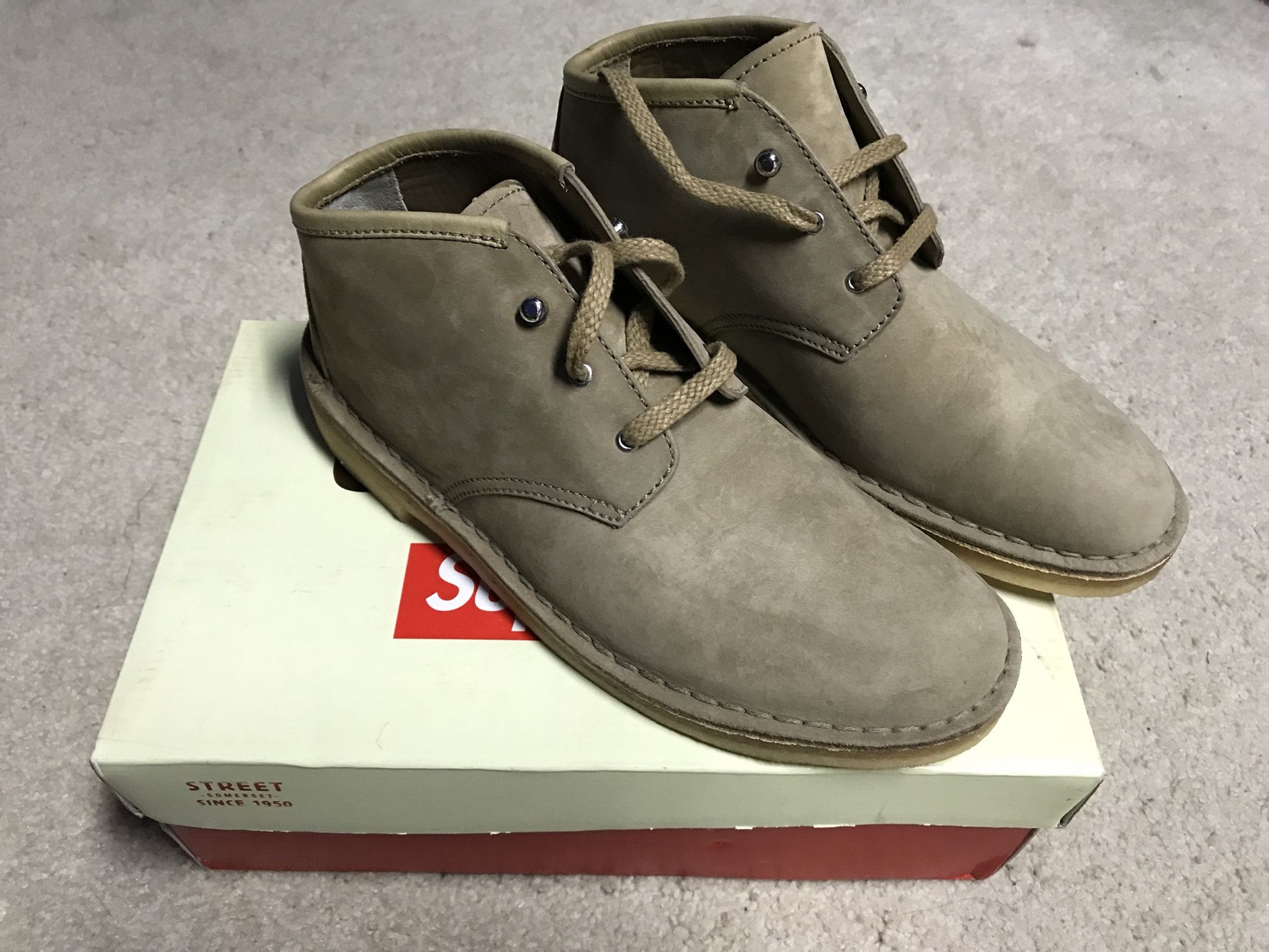 Supreme Supreme x Clarks Desert Chukka S/S 2011 | Grailed