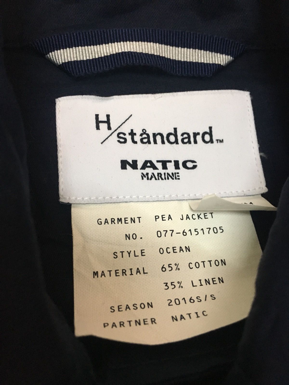 Natic Marine Japan Jacket Uniform Partner Natic H/Standard Jacket Button Dark Blue Colour