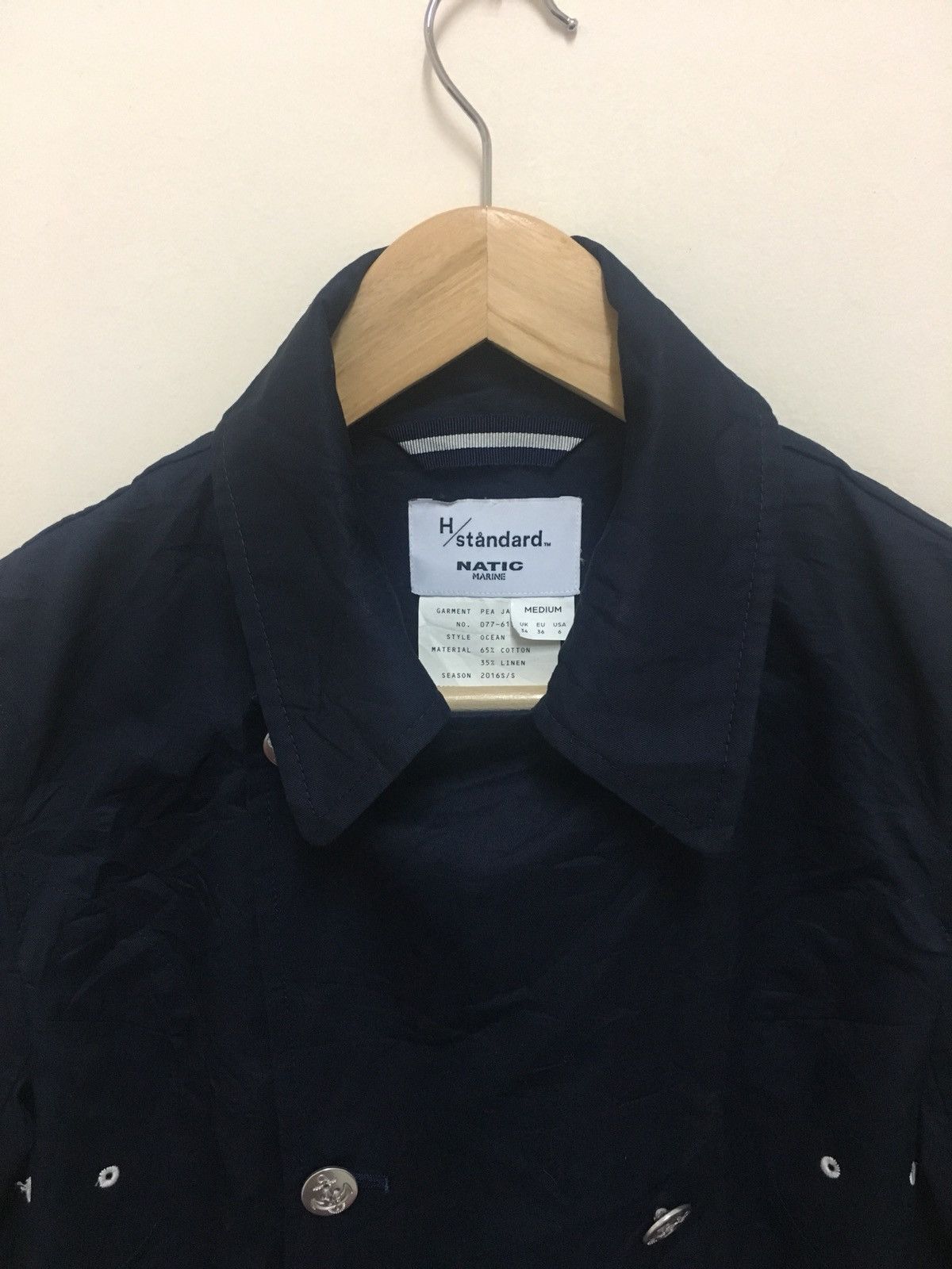 Natic Marine Japan Jacket Uniform Partner Natic H/Standard Jacket Button Dark Blue Colour