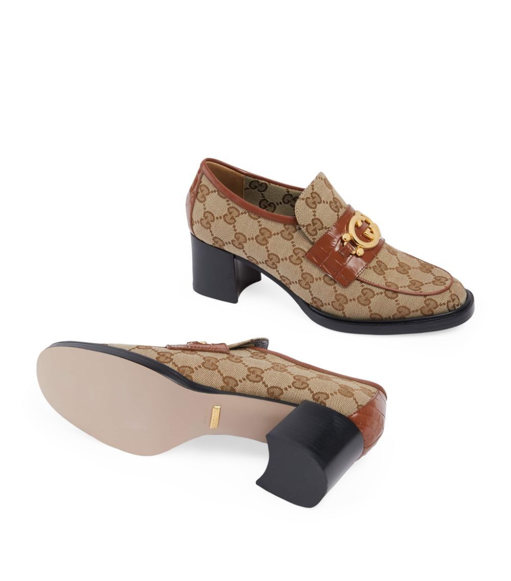 Gucci Gucci Interlocking G Supreme Loafer Pumps SIZE 38.5 Size ONE SIZE - 3 Thumbnail