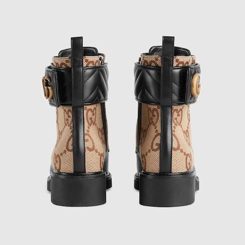 Gucci Gucci Marmont Double G Ankle Boots SIZE 35 Size ONE SIZE - 3 Thumbnail