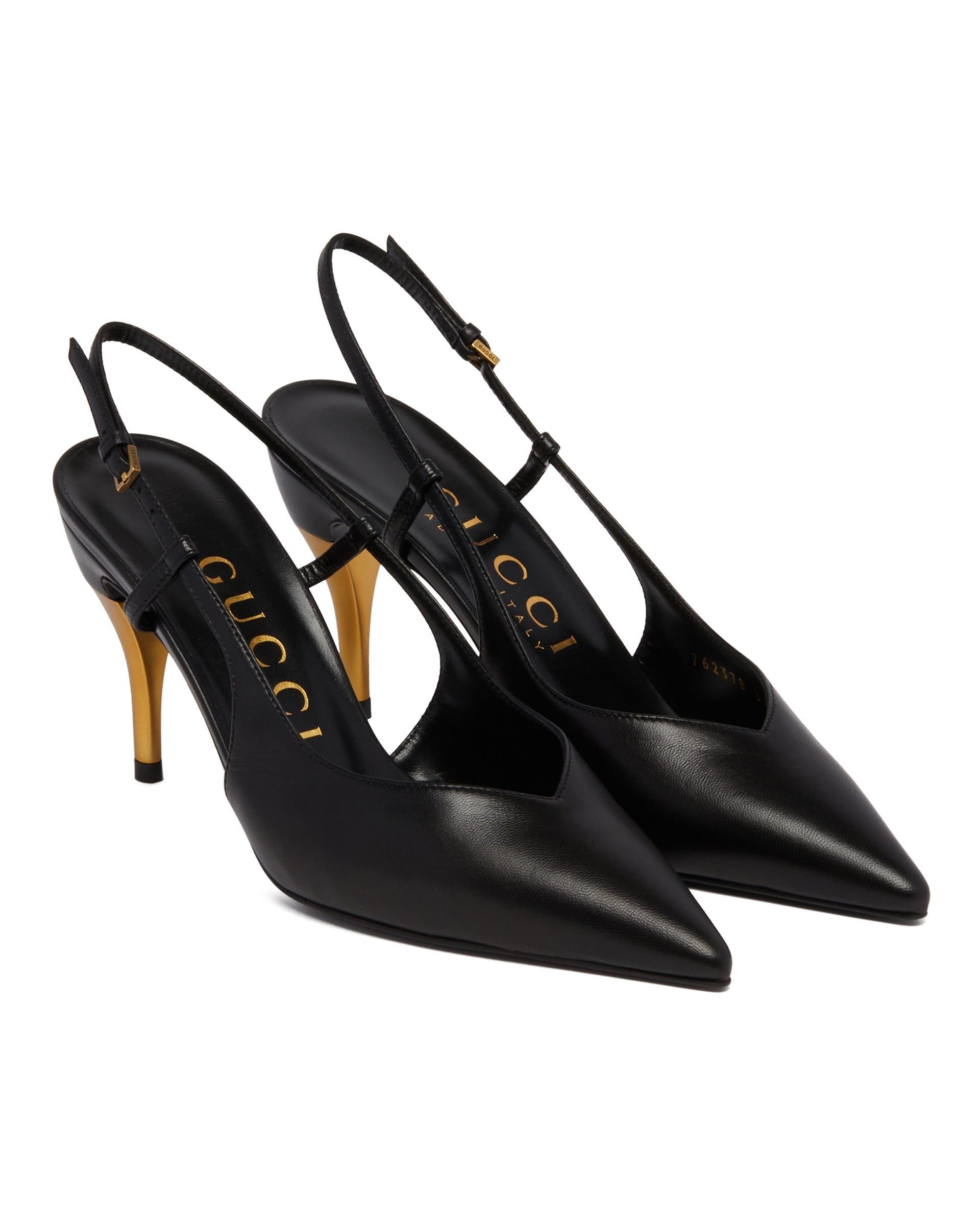 Gucci Gucci Priscilla Slingback Heeled Pumps SIZE 37.5 Size ONE SIZE - 2 Thumbnail