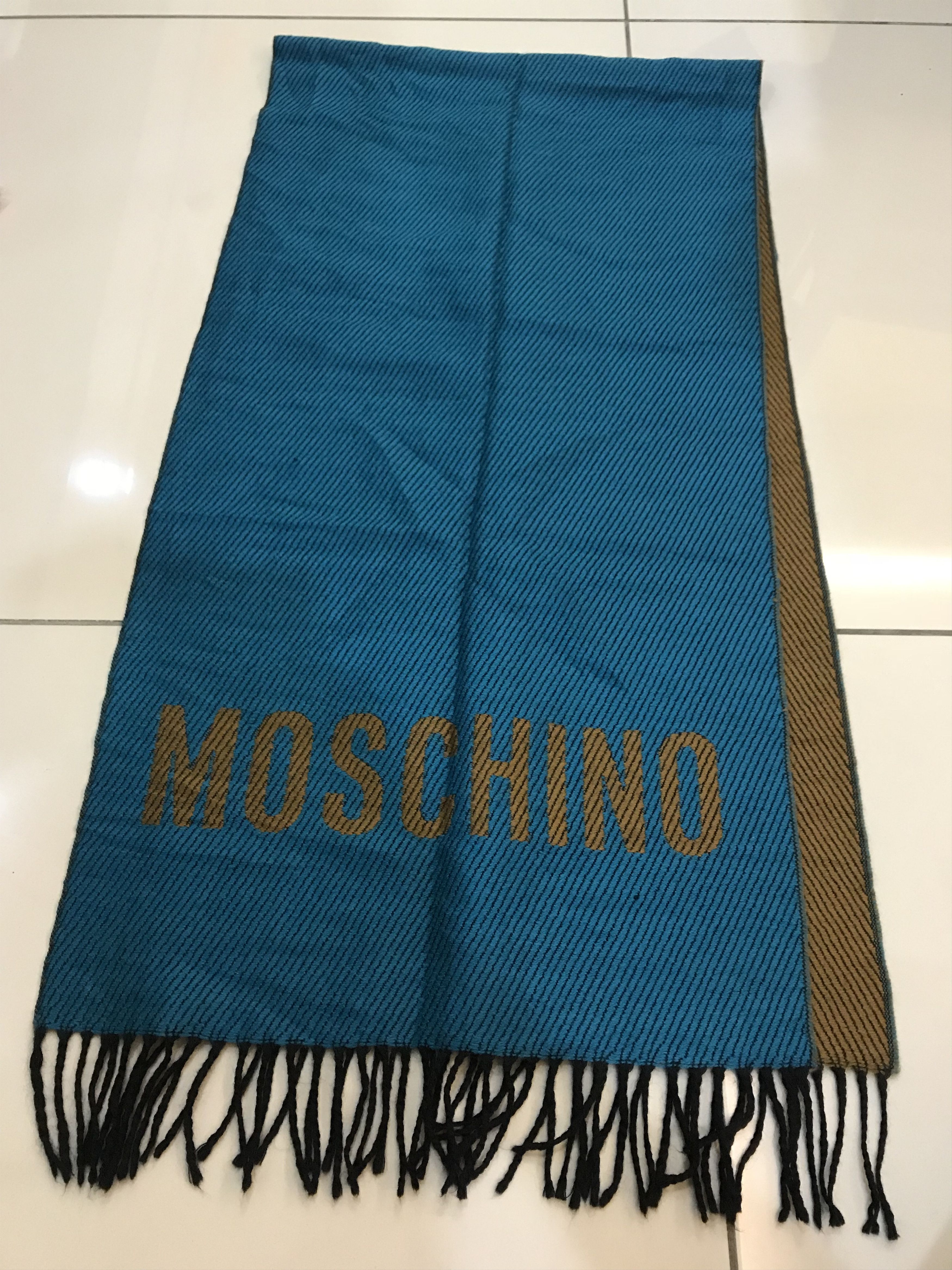 Moschino AUTHENTIC MOSCHINO LONG SCARF MUFFLER LIKE NEW Size ONE SIZE - 3 Thumbnail