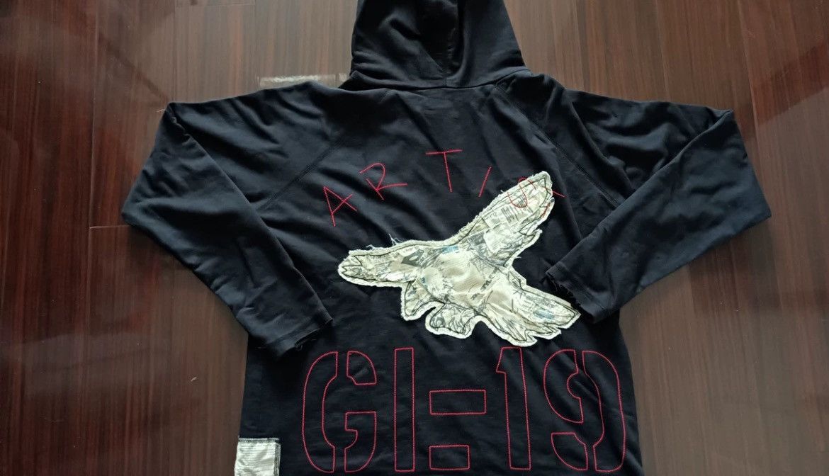 Greg Lauren Greg Lauren Black Artist Hoodie - DMC Size US XL / EU 56 / 4 - 2 Thumbnail