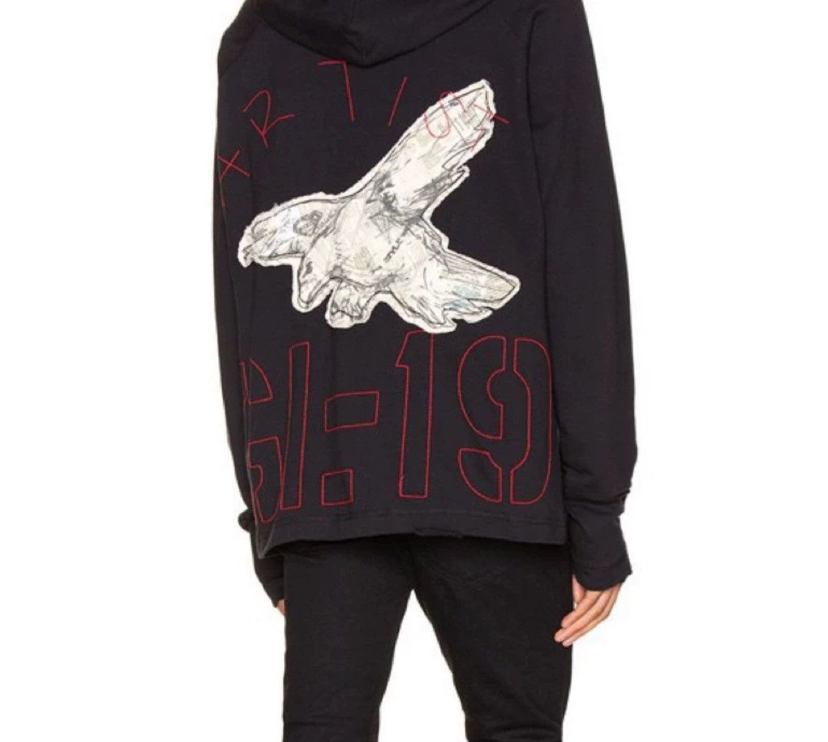 Greg Lauren Greg Lauren Black Artist Hoodie - DMC Size US XL / EU 56 / 4 - 9 Thumbnail