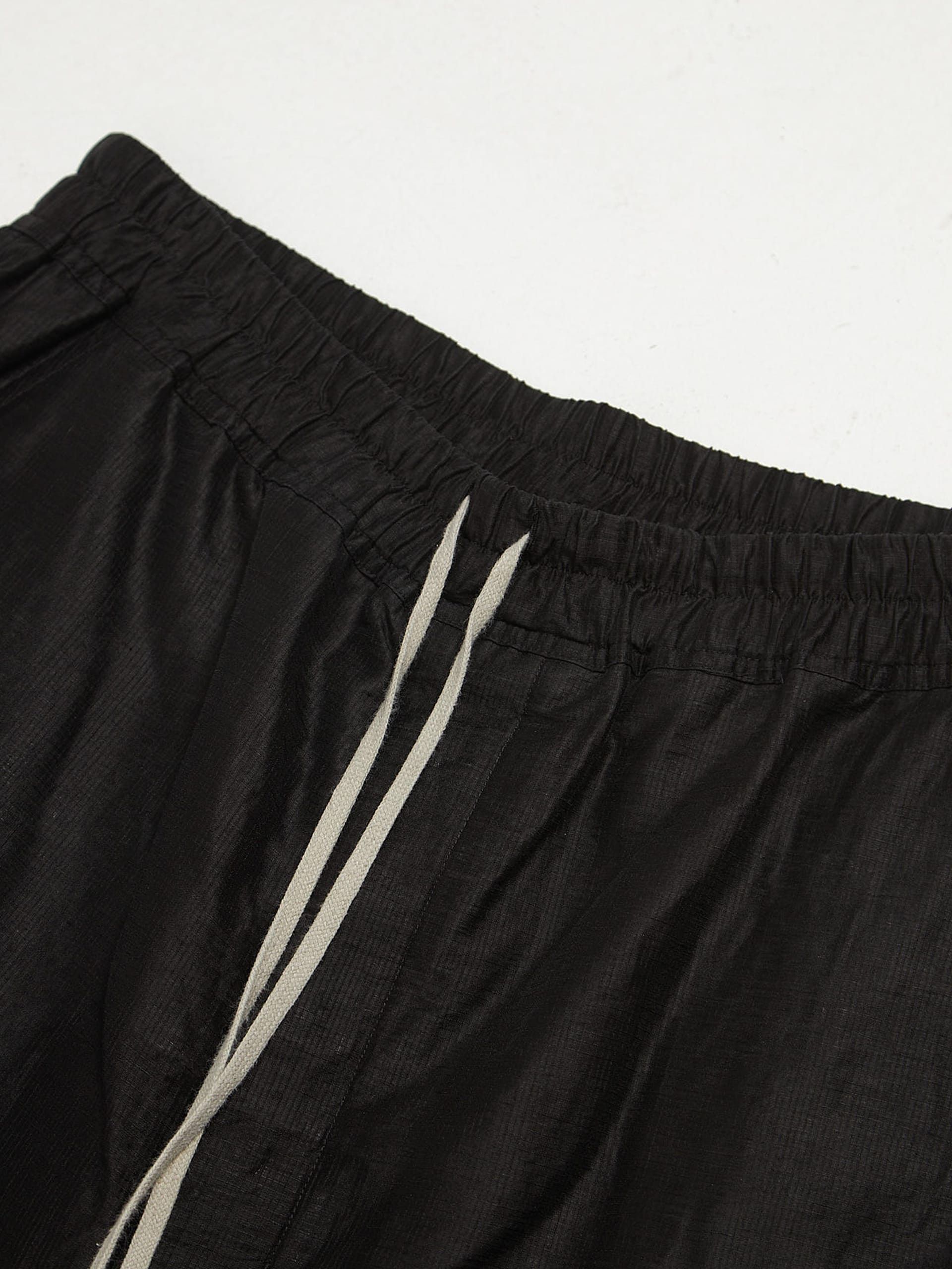 Rick Owens Black Ripstop Cargo Linen and Polyamide Pants Size US 36 / EU 52 - 3 Thumbnail
