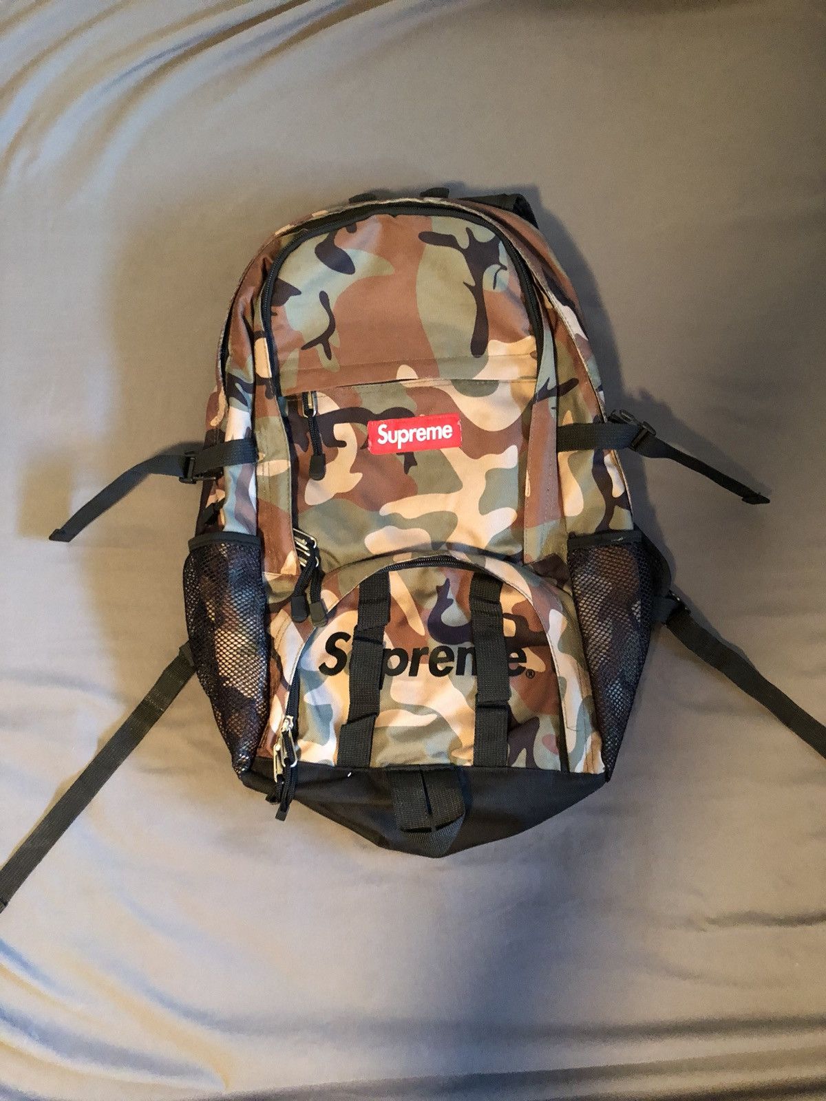 Supreme Supreme 1000 Denier Cordura Backpack Woodland Camo SS15 Grailed