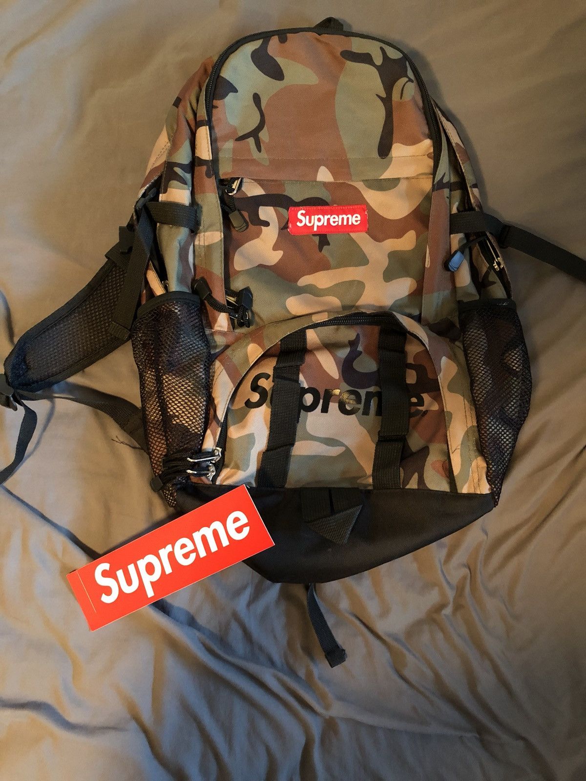 Supreme Supreme 1000 Denier Cordura Backpack Woodland Camo SS15 Grailed