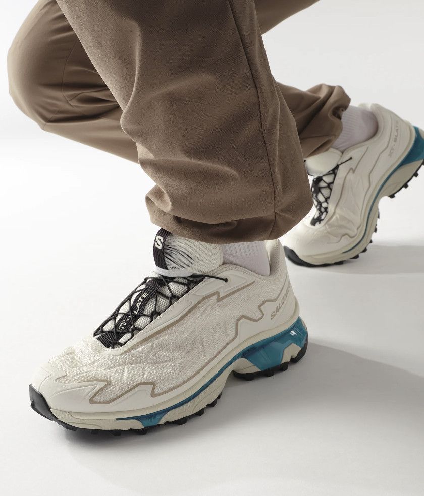 Salomon XT-SLATE Sneakers 'Vanilla Ice/White Pepper/Capri Breeze' Size US 9.5 / EU 42-43 - 7 Thumbnail