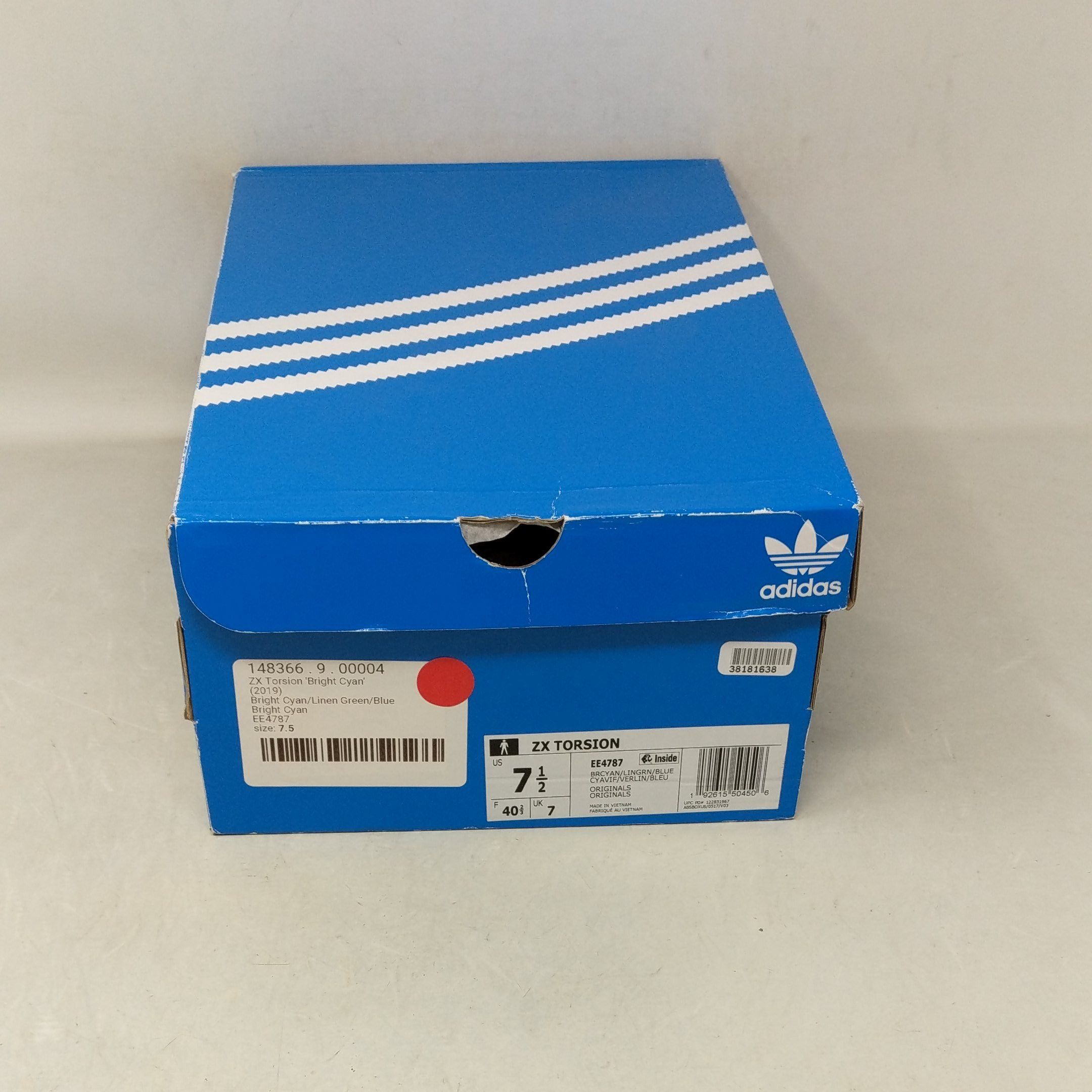 Adidas ZX Torsion Bright Cyan | Grailed