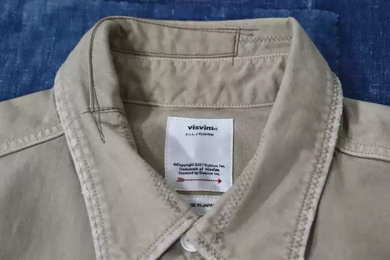 Visvim 20aw Grand River Crash Shirt Damage shirt Patch