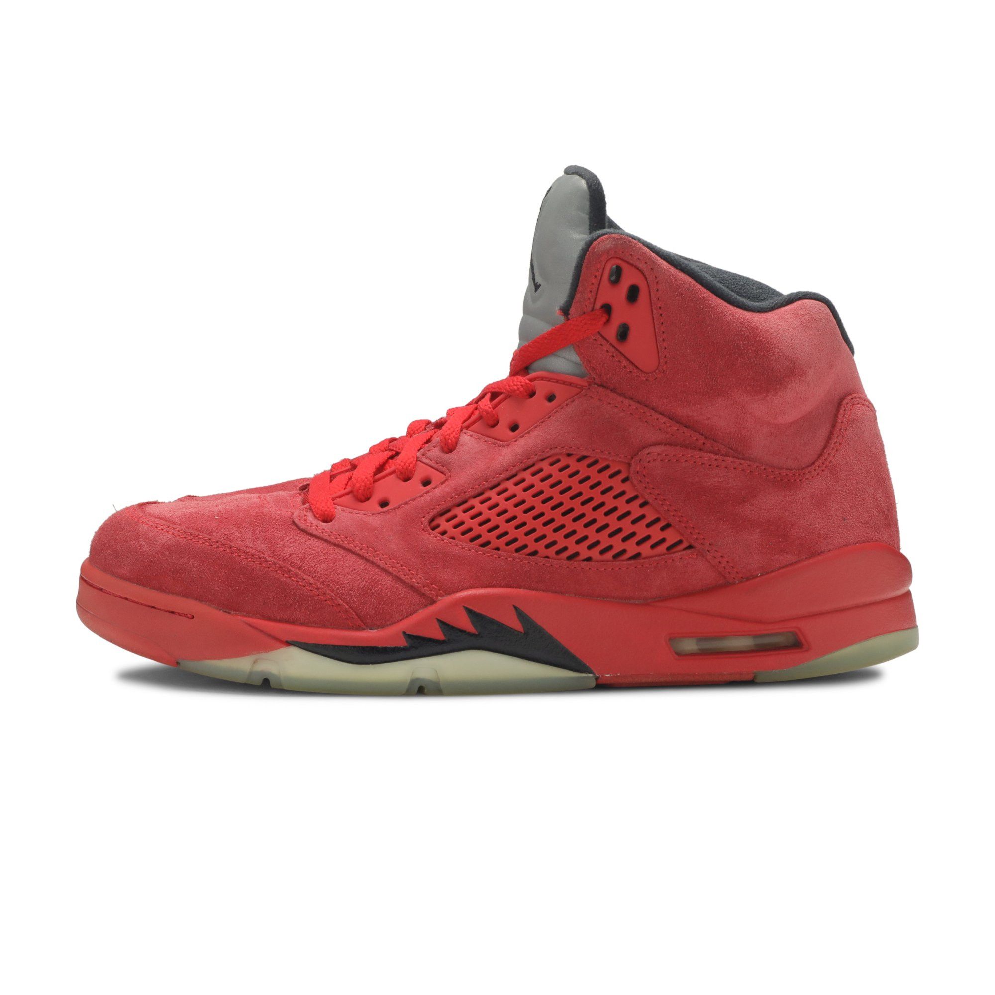 Jordan Brand Air Jordan 5 Retro Red Suede Size US 10.5 / EU 43-44 - 4 Thumbnail