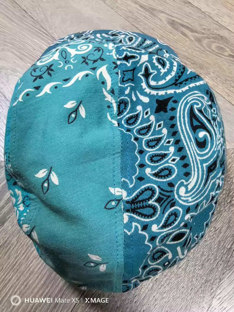 visvim ict bandana CampCap Navy 希少 Visvim Visvim 18SS ICT Camp Cap BLUE Bandana | Grailed