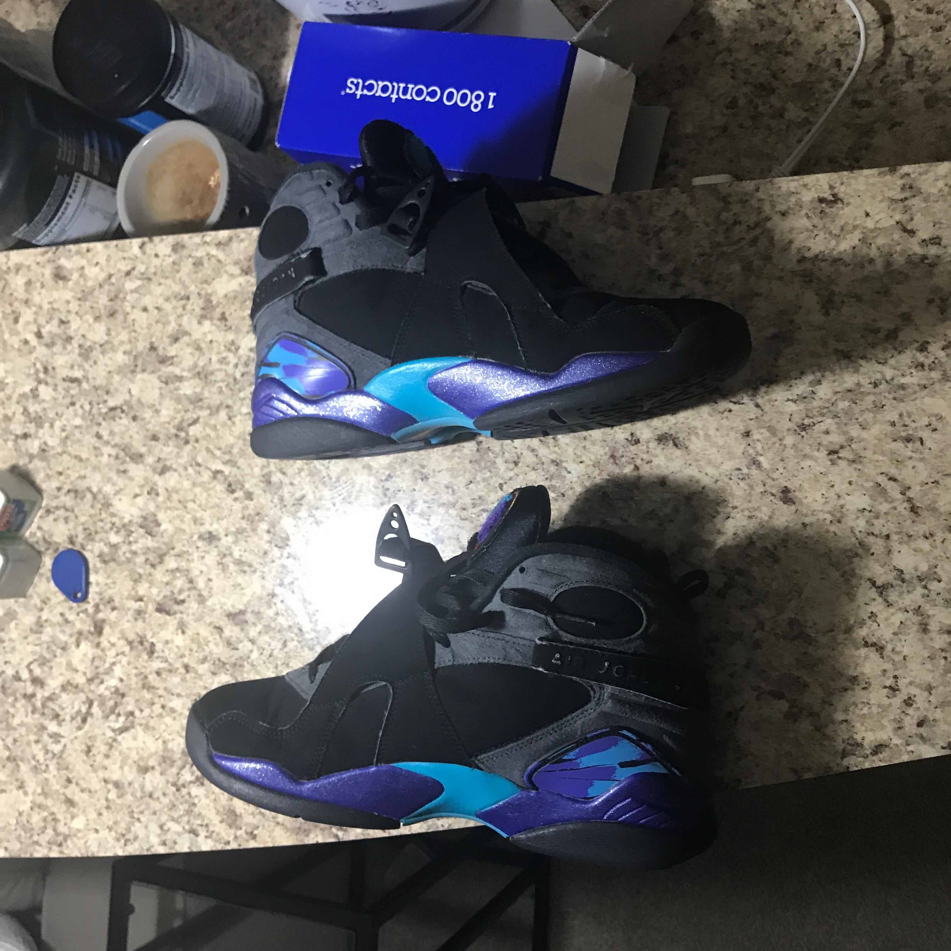 Jordan Brand Air Jordan 8 Retro Aqua 2015 Size US 9.5 / EU 42-43 - 2 Thumbnail